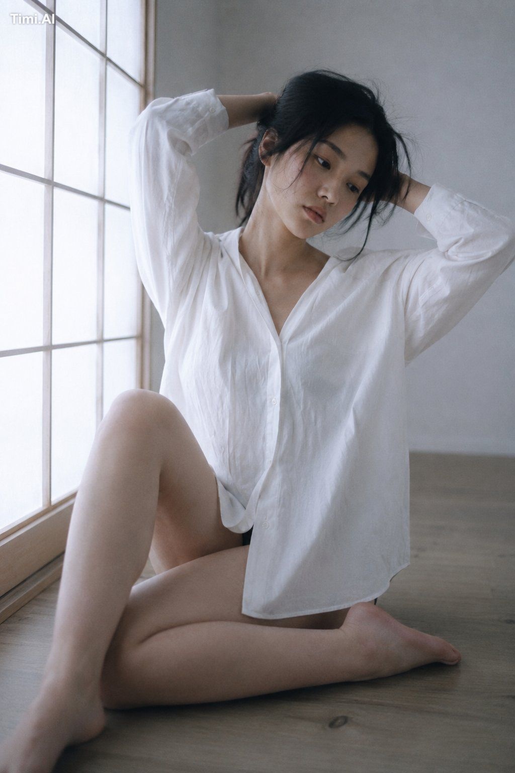 A medium portrait captured with a 50mm lens at f/2.0. The subject is a … 1