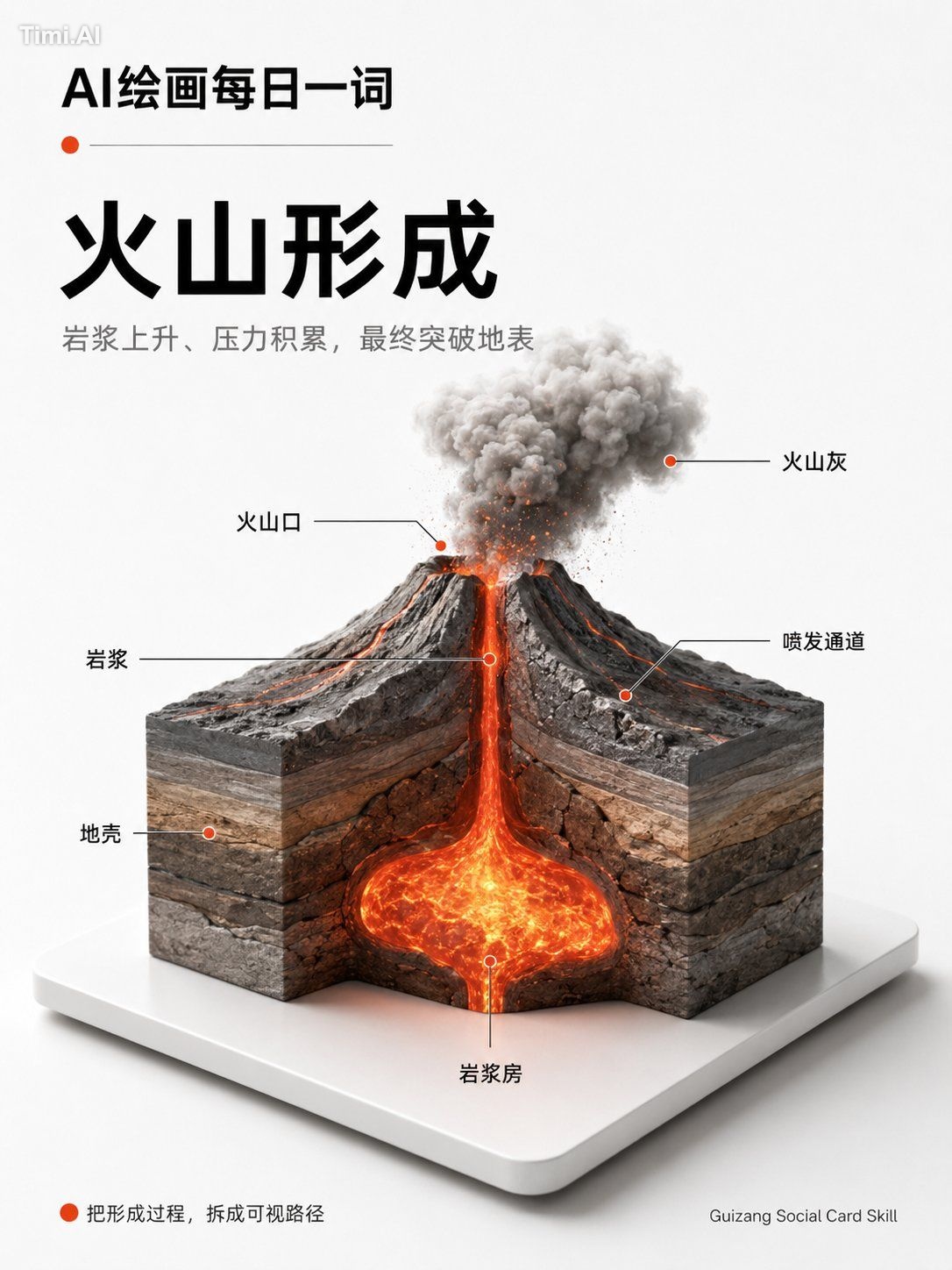 生成一张“材质化解释图”。 主题：【填写主题】 核心元素：【填写要解释的概念 / 结构 / 流程】 图像风格： 白底工作室光线，物体摆放在白色… 1