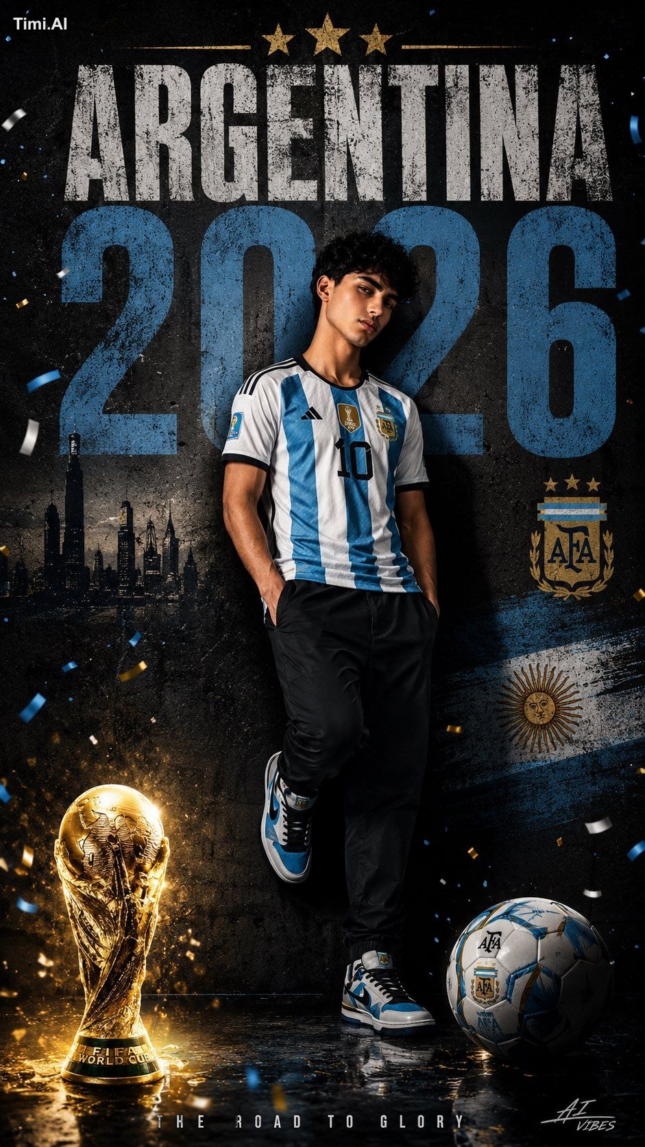 Create an ultra-realistic cinematic **(الدوله) FIFA World Cup 2026 foot… 2