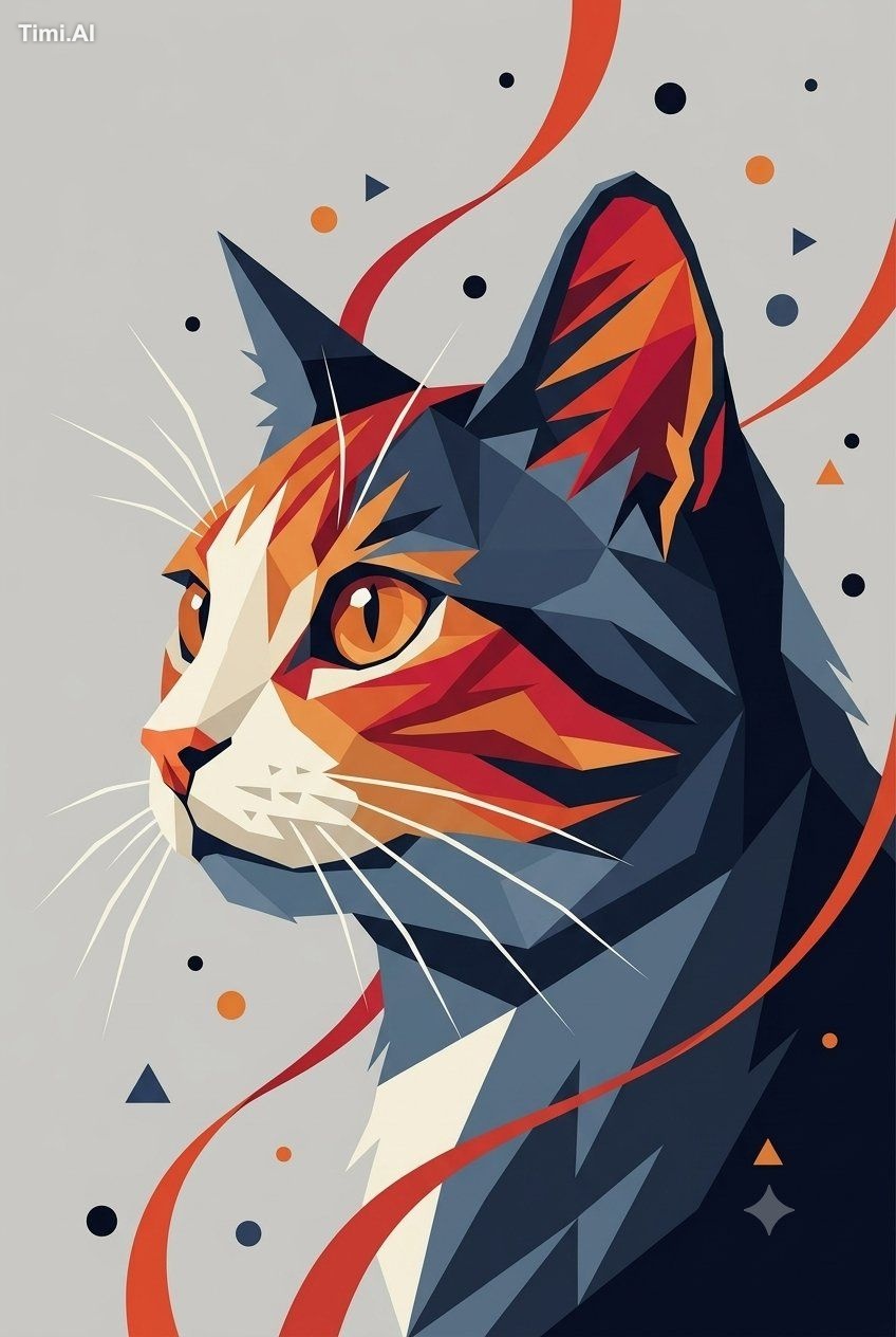 Creative Challenge #09: Cat Create your best artwork inspired by cats a…