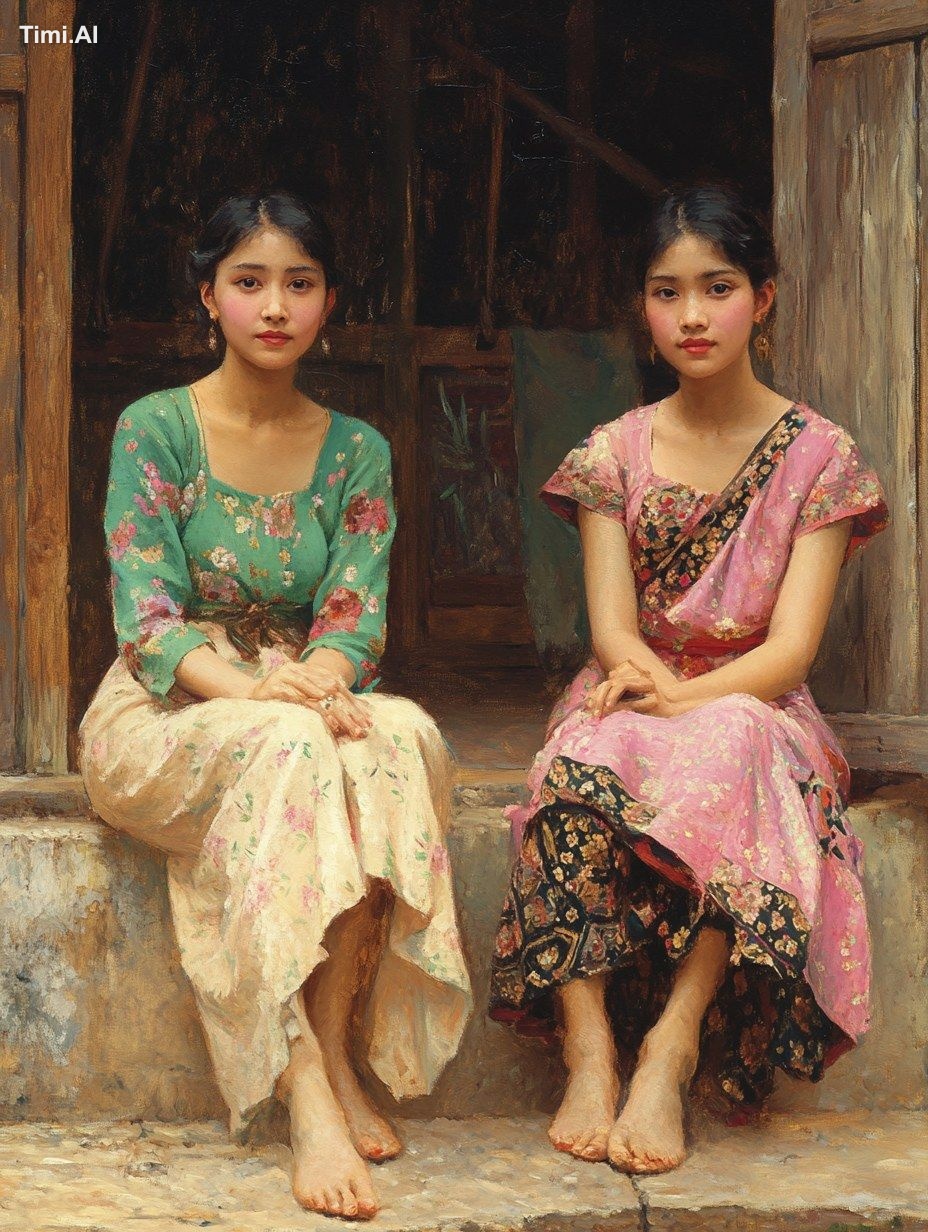 19th Century Academic Style (Adolphe William Bouguereau) An oil paintin…