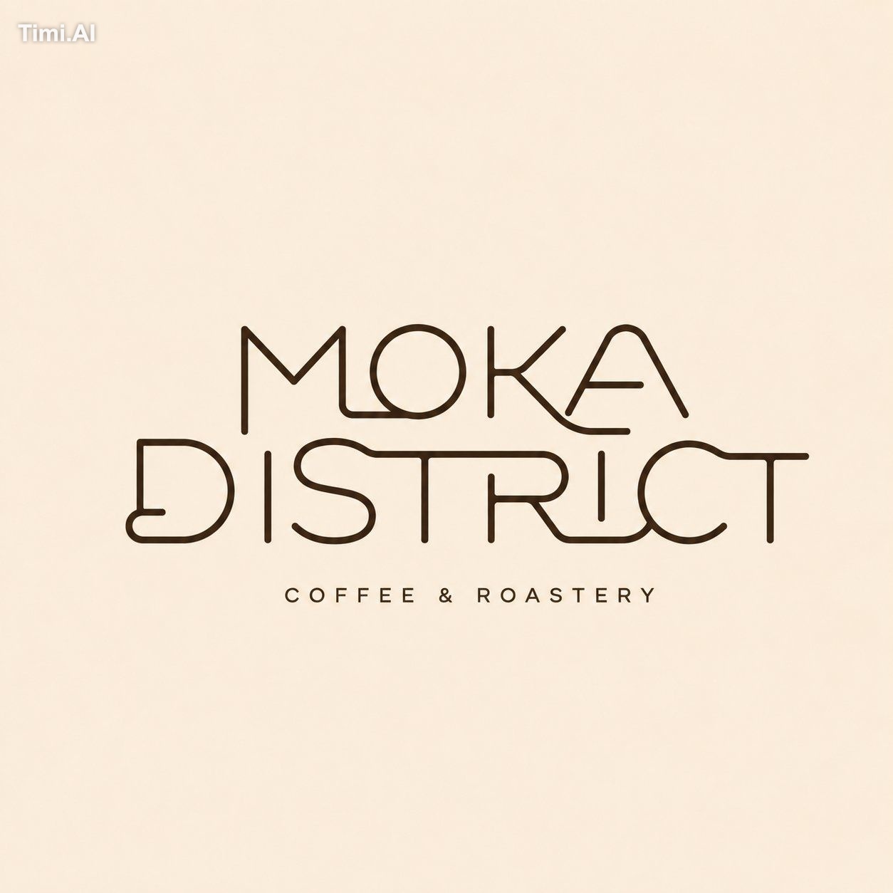 Create a high-end Monoline Constructed Wordmark Logo for: Brand name: [… 3