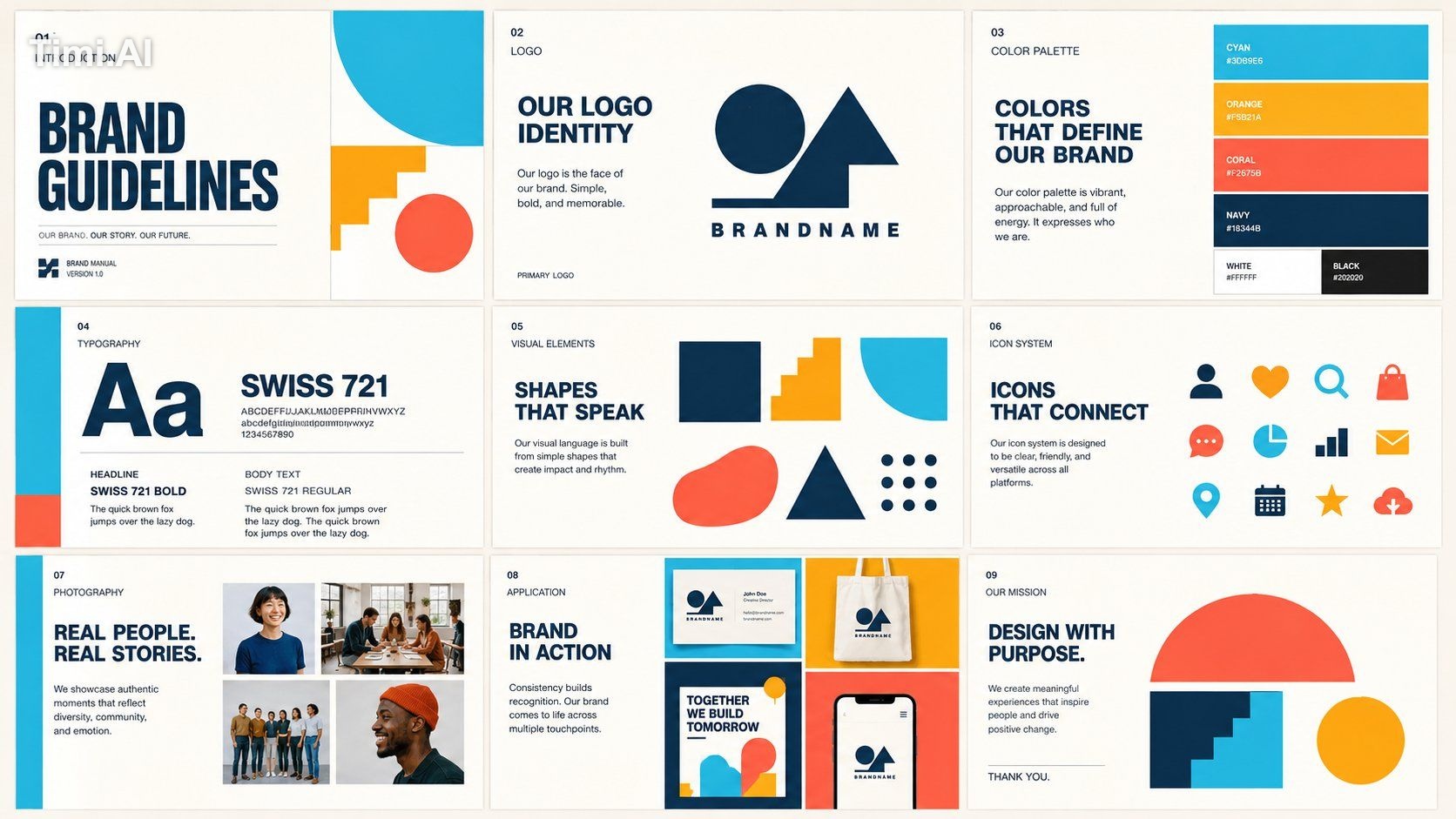 155: Design Style: Name: "Brand Guideline" Concept: > Pentagram、 Manual…