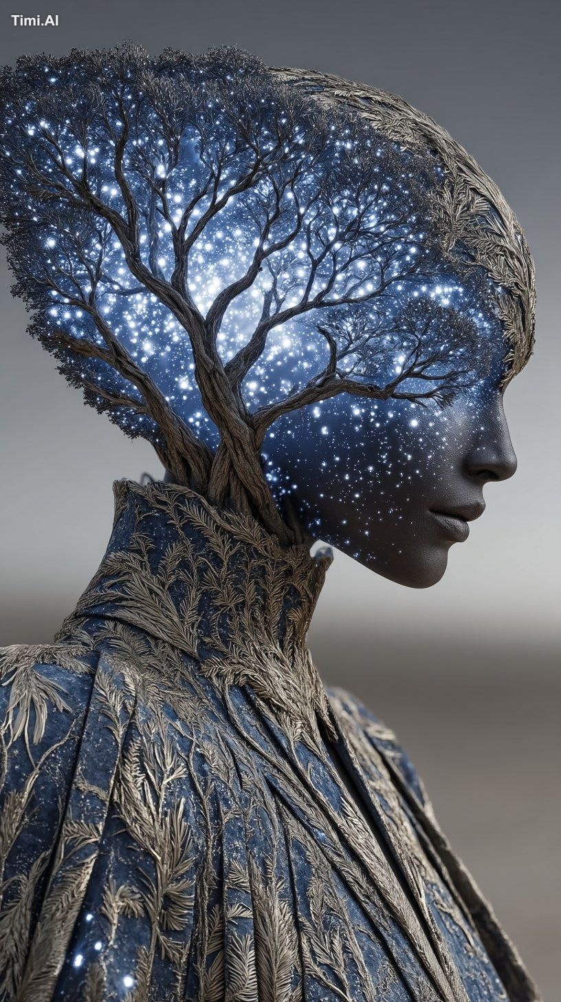 Fashion tree, cinematic, 8k --ar 9:16 --exp 100 --stylize 800 --v 7