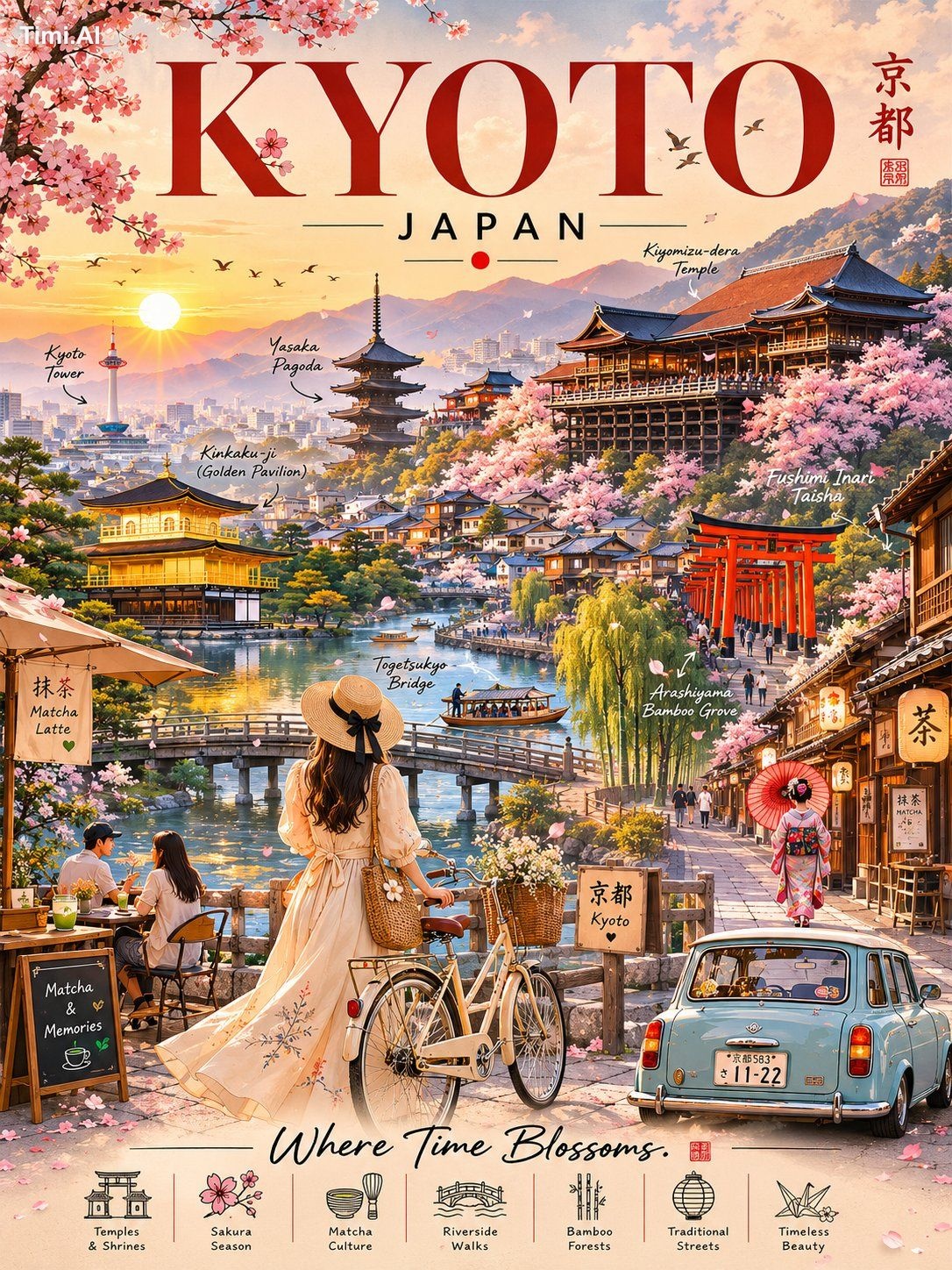 Create an ultra-premium editorial travel poster for NAGASAKI, JAPAN tha… 1