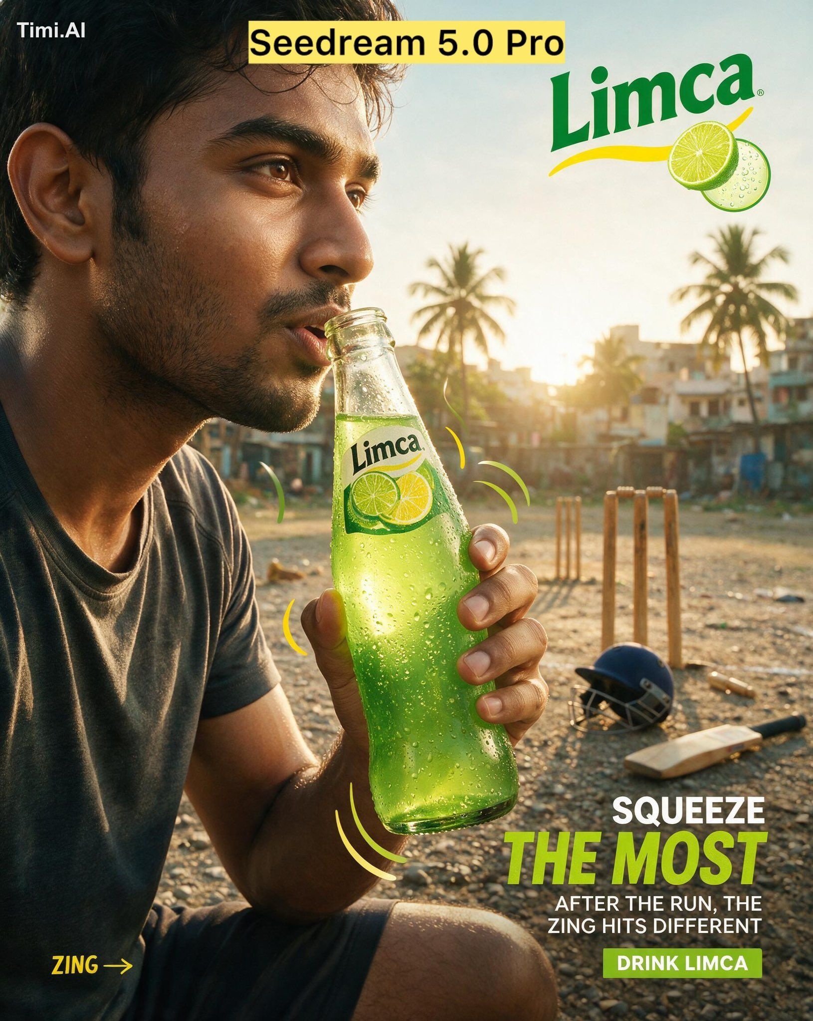 ⬇️ Create a premium, hyper-realistic Instagram SMM poster for Limca tha… 1