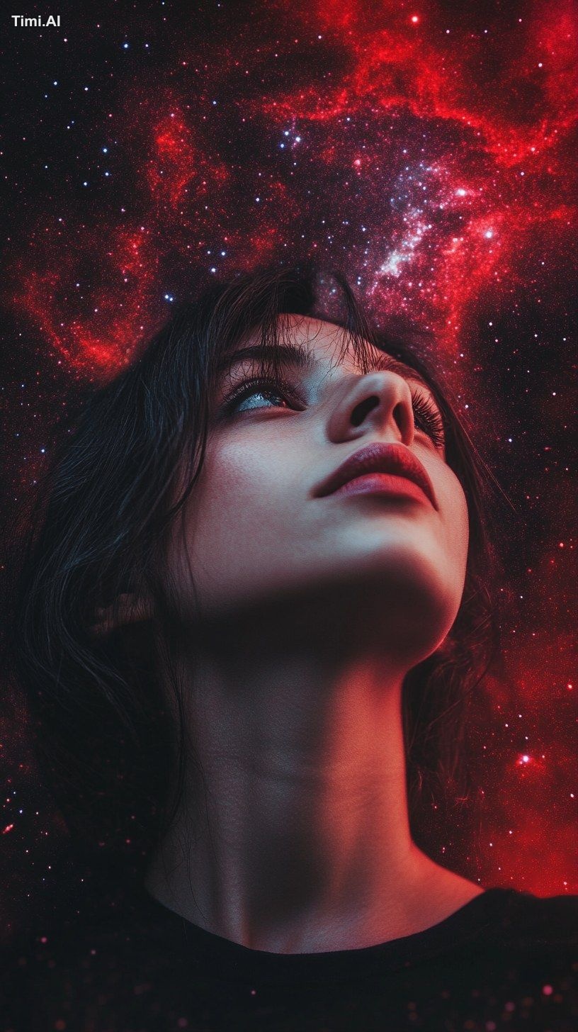 Universe, stars, rich details, highest quality, master work,,portrait p…