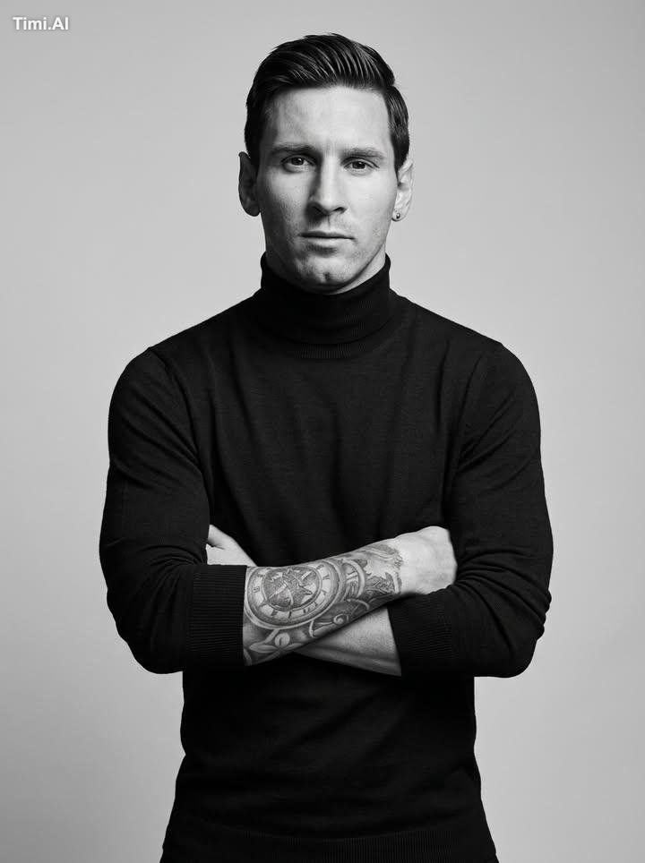 Ultra-realistic black-and-white studio portrait of a confident athletic…