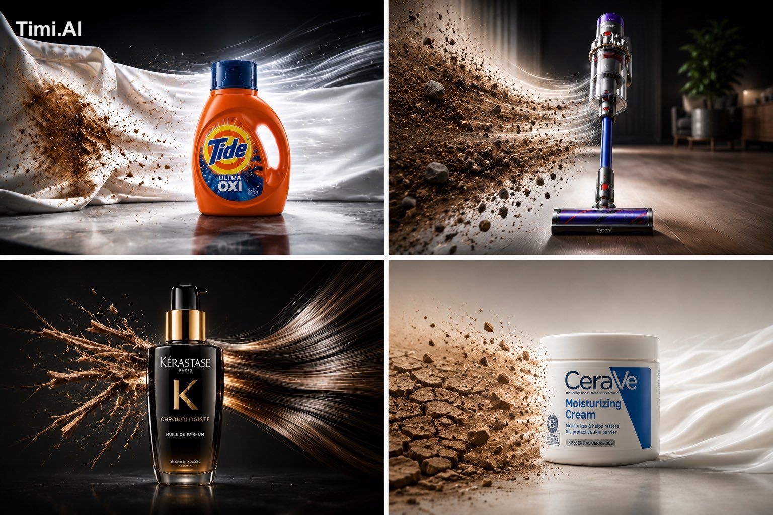 Upload a clear product image first. Create a premium 16:9 commercial ad…