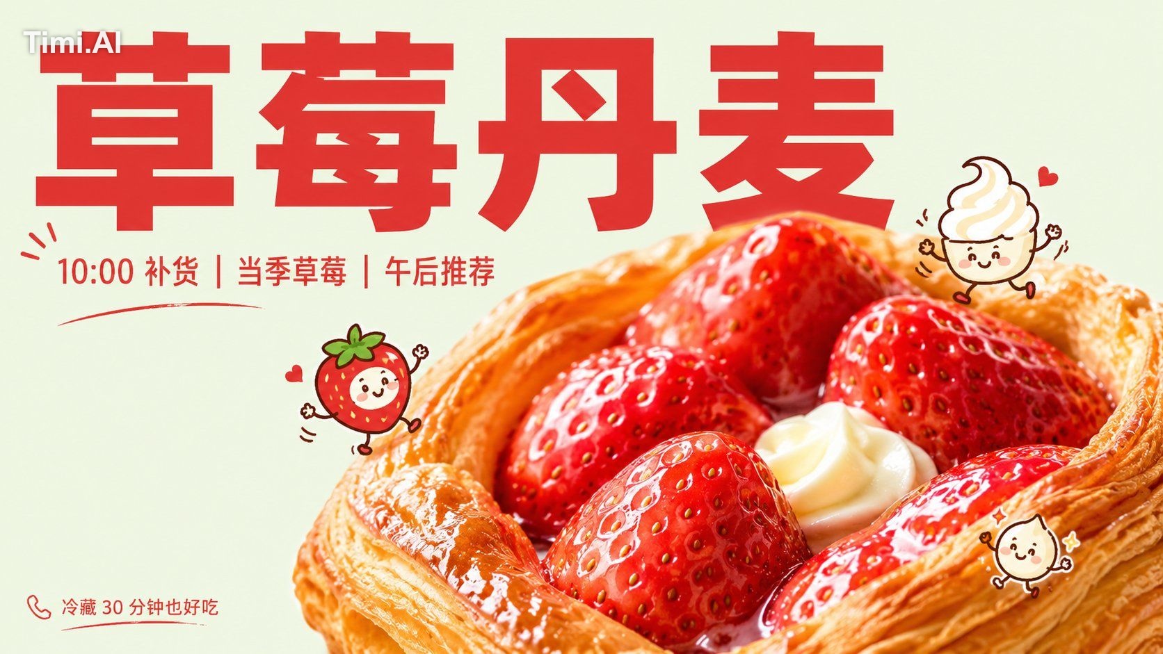 围绕任意主题对象生成一张高明度商业图形画面，第一眼先看到超大粗体标题与大片干净留白，第二眼落到被推近视线的真实材质主形体。主形体略带倾斜，靠画… 1