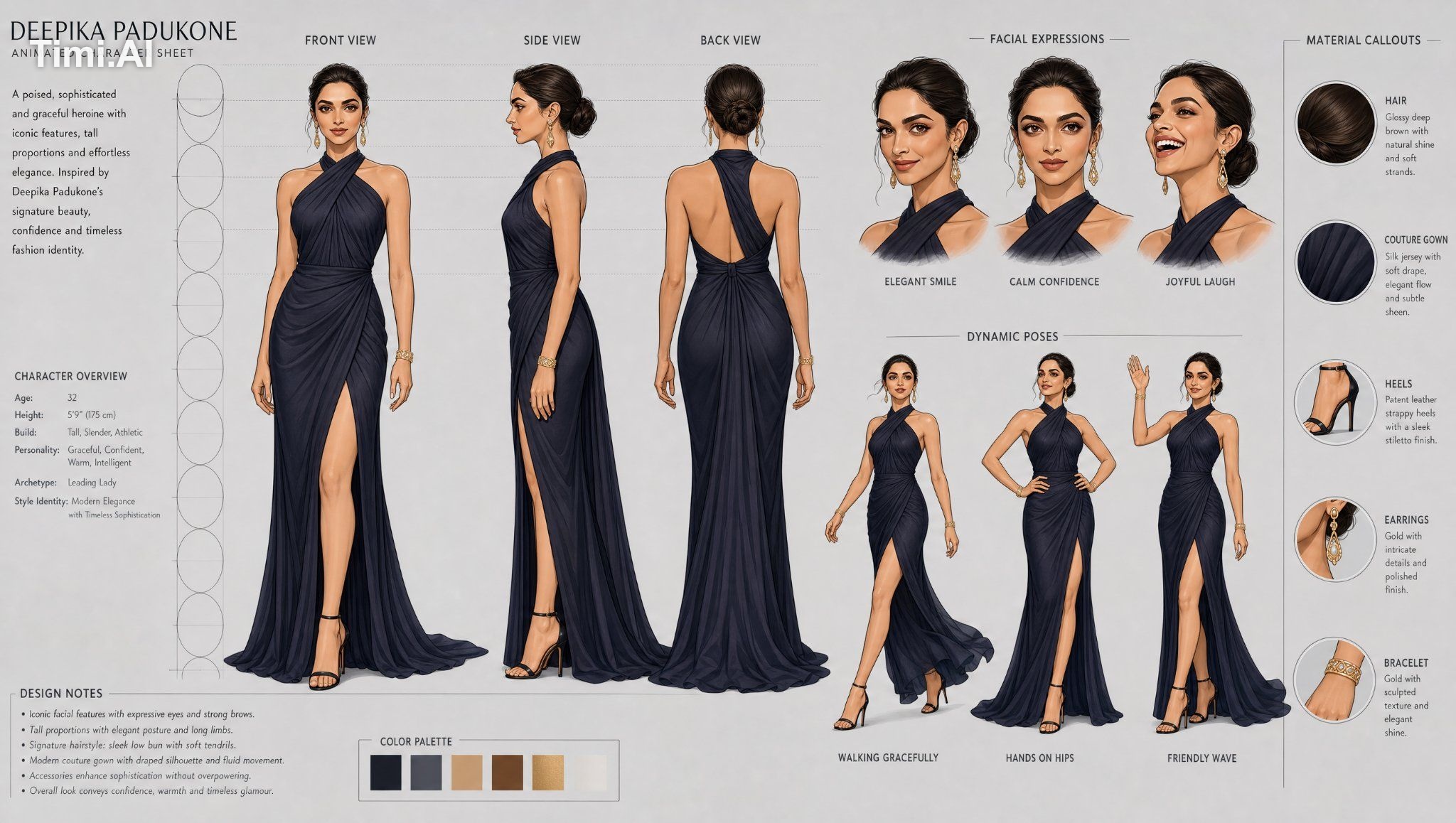 CHARACTER: [CHARACTER NAME] Create ONE professional animation character… 1