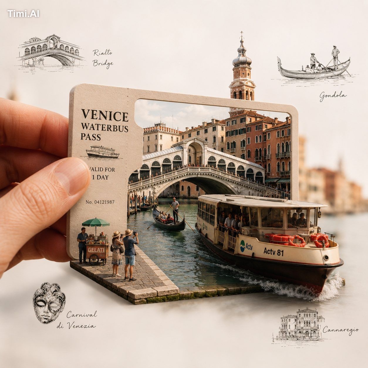 Create a highly detailed, premium travel-art illustration featuring a h… 1