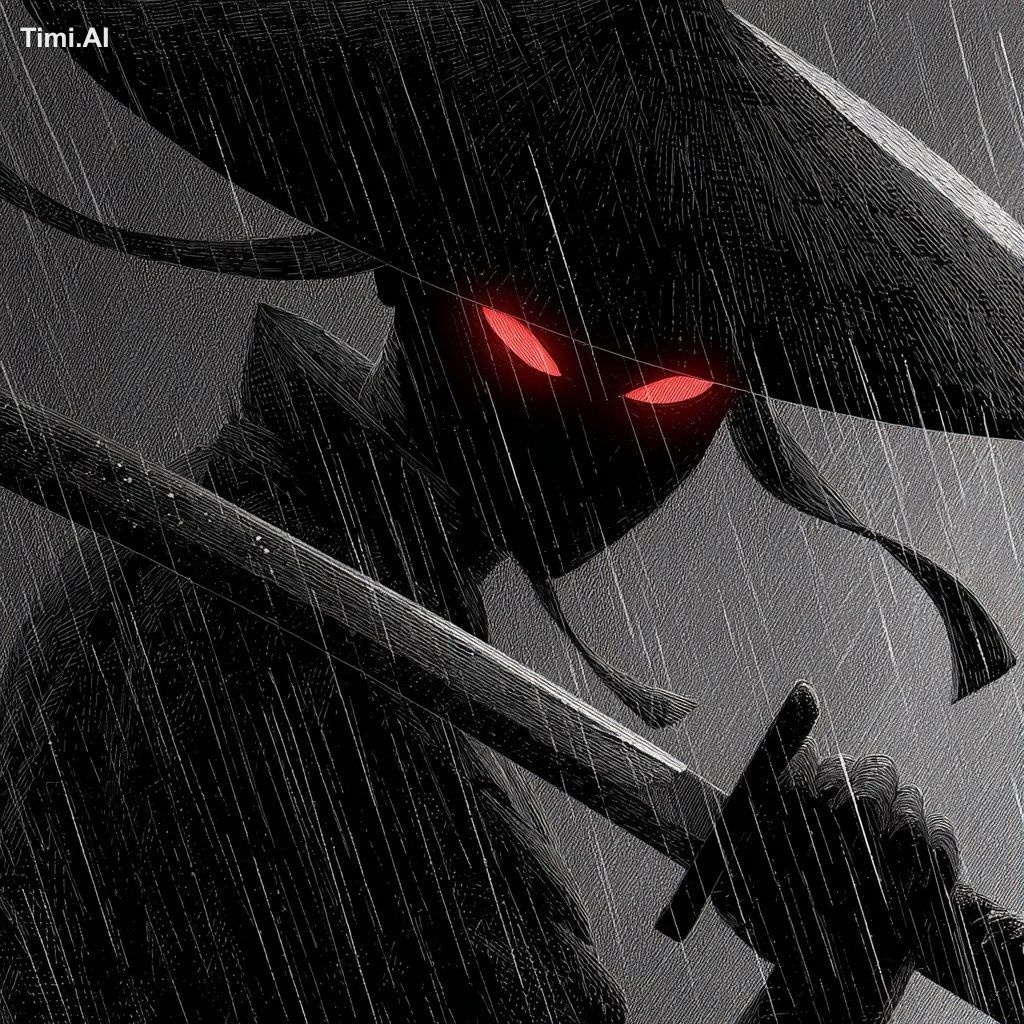 A cinematic 2D graphic novel style animation of an African American sam…