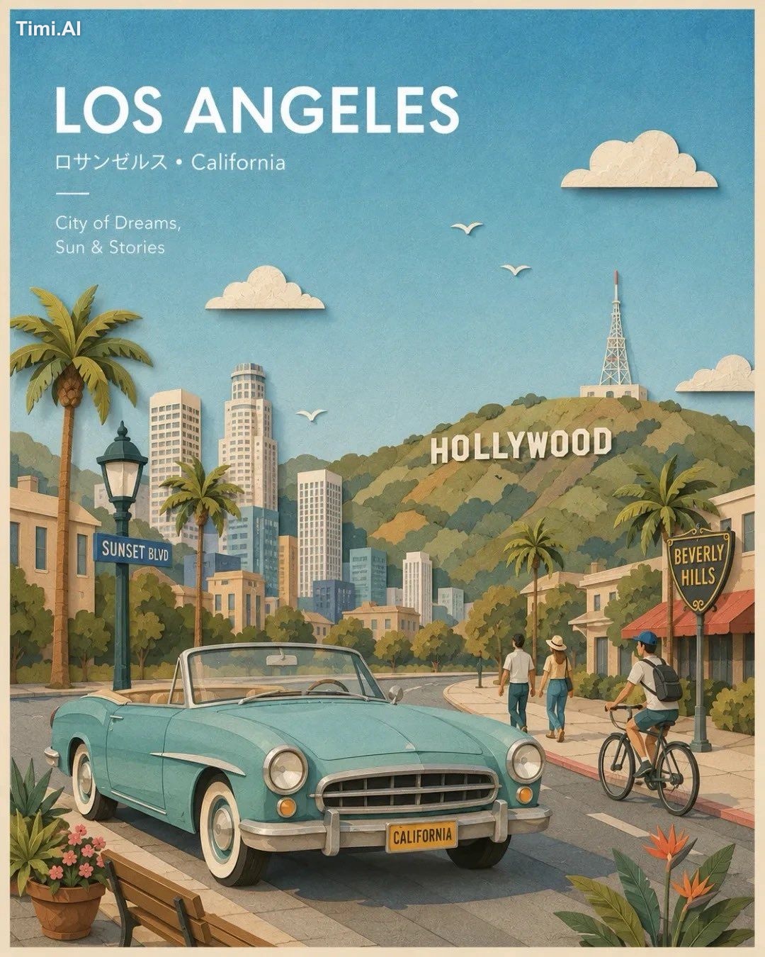 Create a premium 4:5 travel-poster illustration of [LOCTAION NAME] in a…