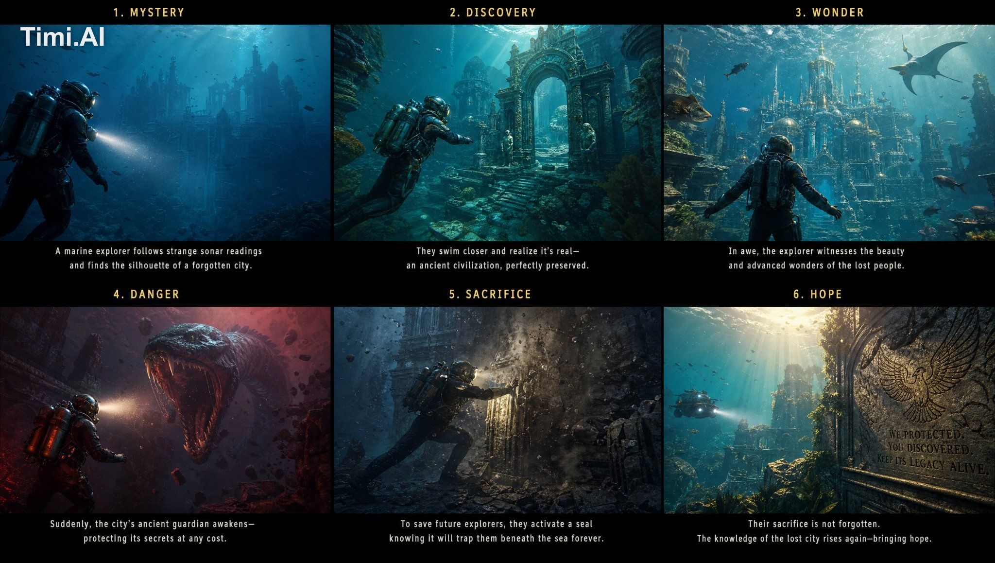 STORY: [SHORT STORY] Create ONE cinematic storyboard. Silently identify… 2