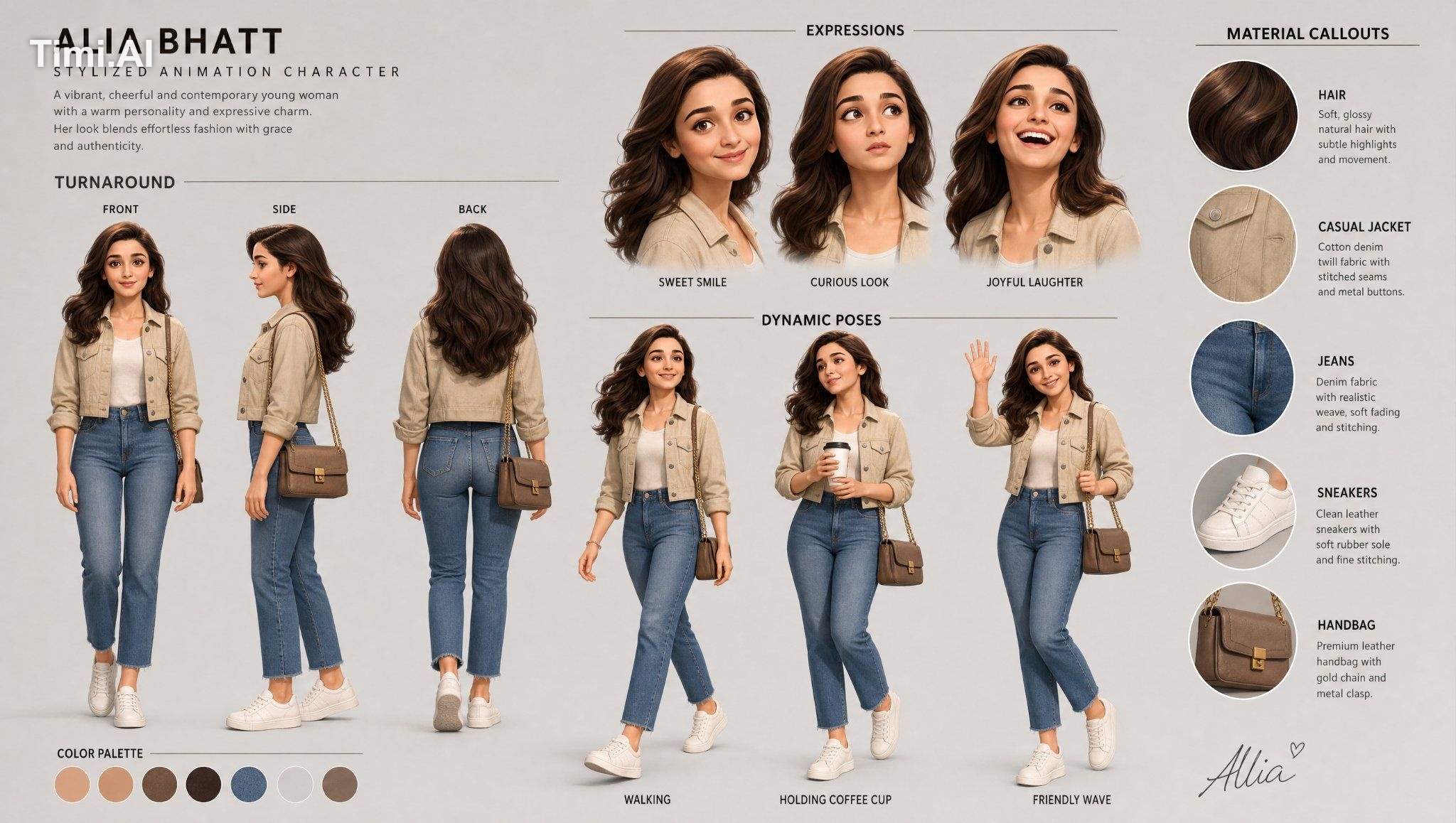 CHARACTER: [CHARACTER NAME] Create ONE professional animation character… 3