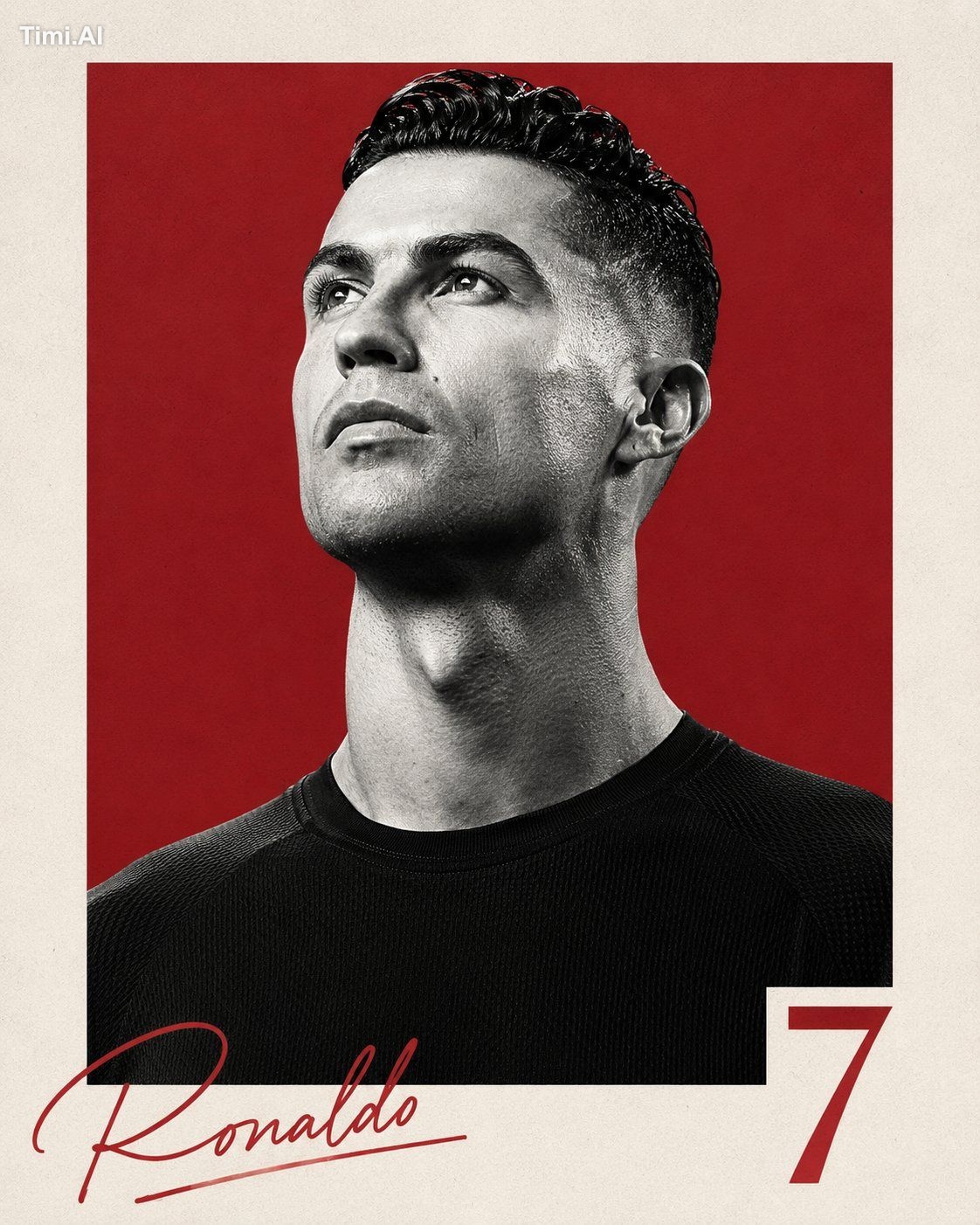 Ultra-realistic cinematic sports editorial portrait with perfect identi…