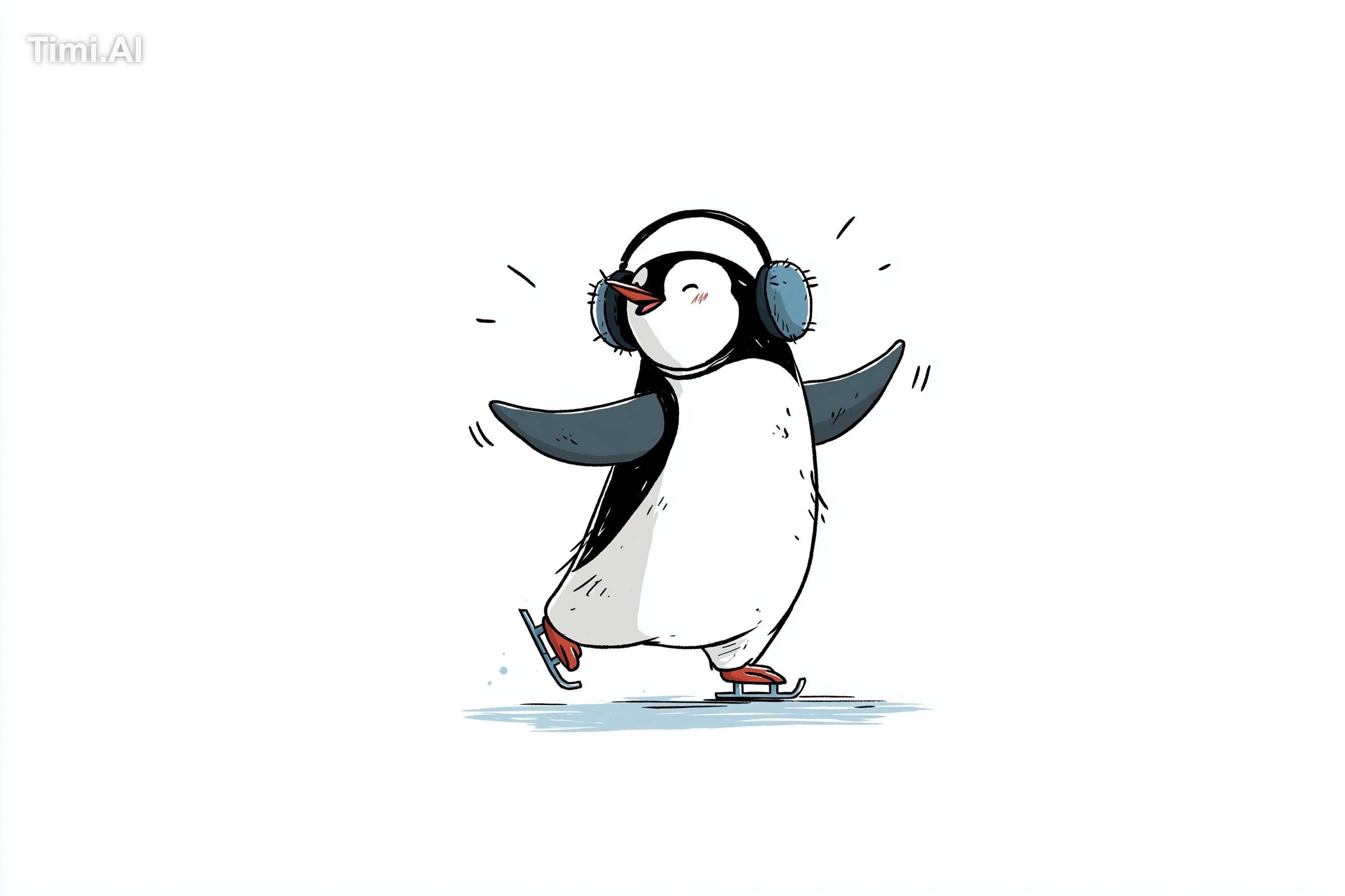 A simple illustration of a [subject] wearing [outfit], [doing action], … 3