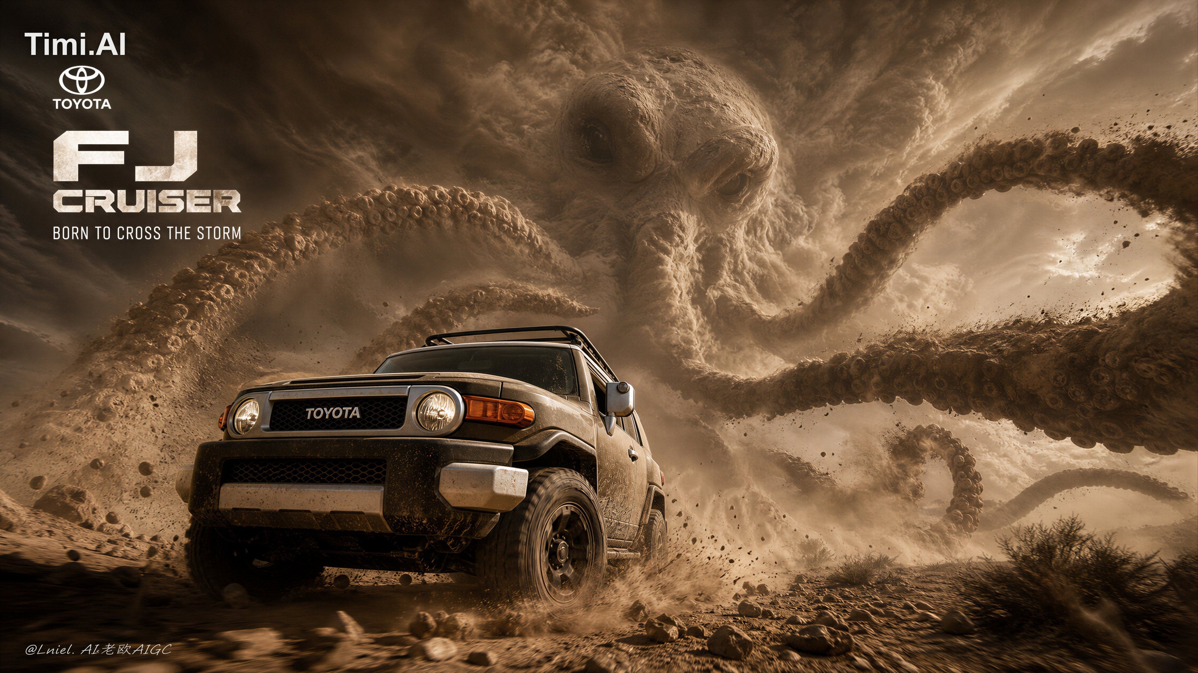 solid sea monster body, cartoon octopus, abstract unreadable dust cloud…