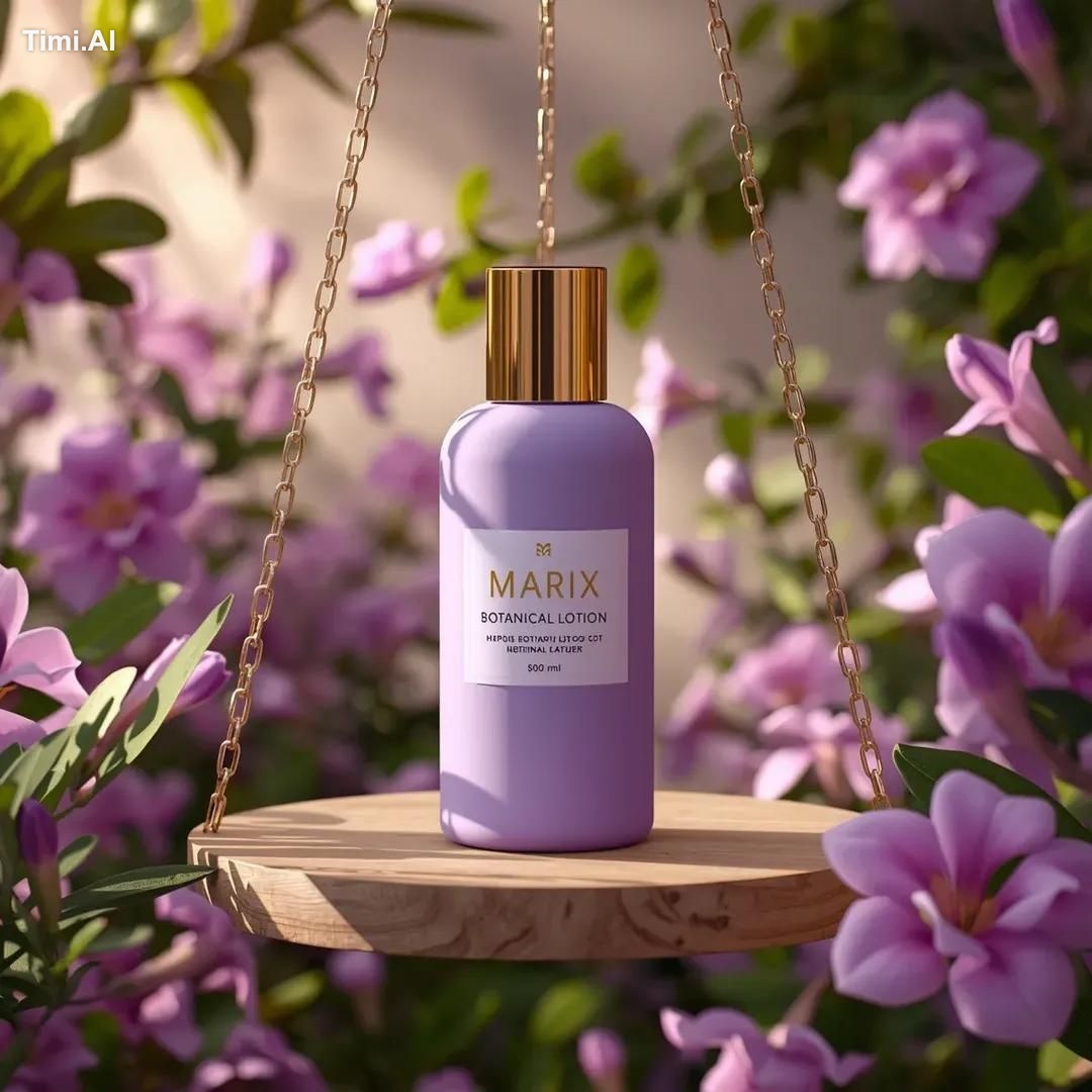 - High-end commercial beauty product photography of a (cosmetic bottle)…