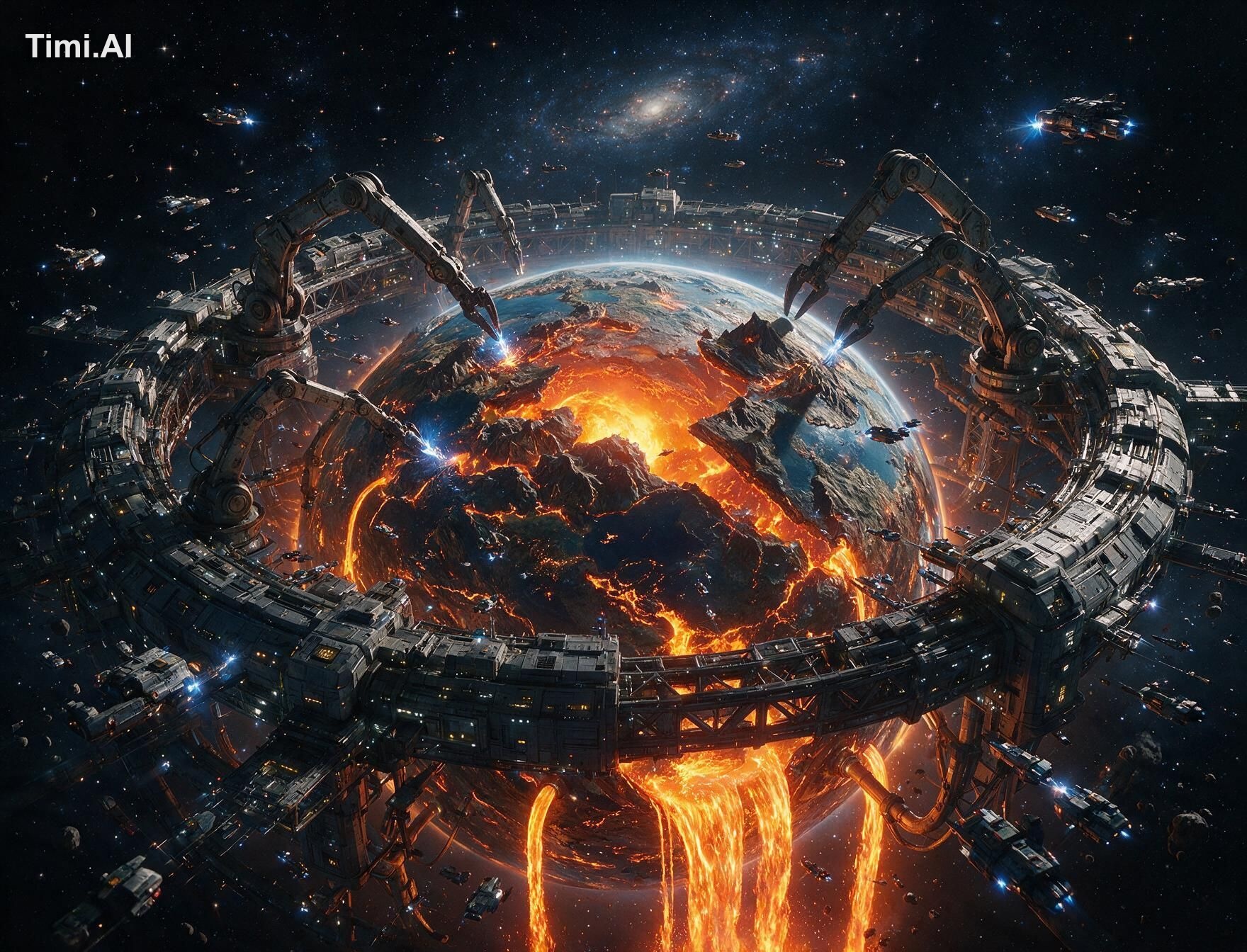 An industrial civilization is constructing an entire planet inside an e… 3
