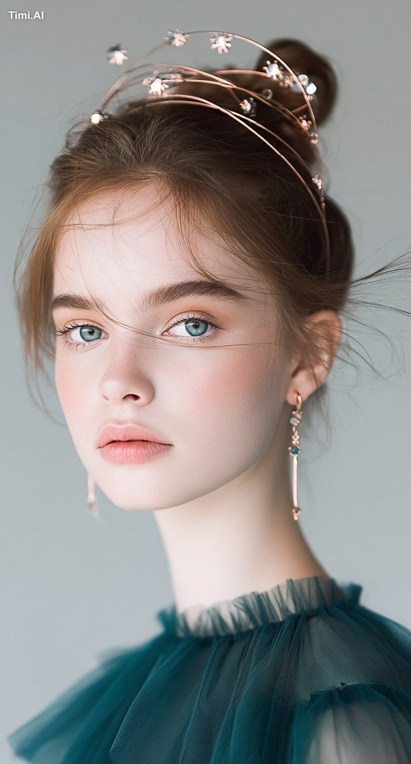 smooth neck, high-fashion photoshoot for a luxury fashion magazine like…