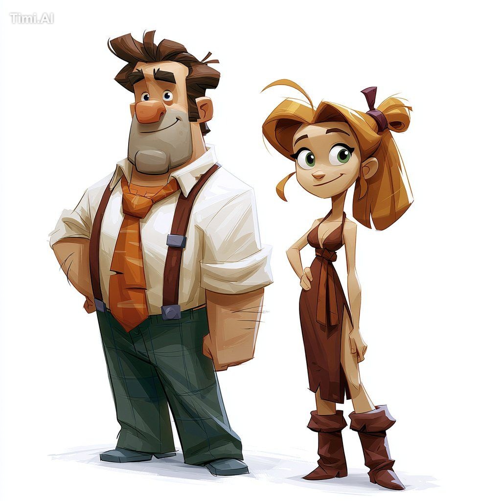 This Midjourney style reference is perfect for creating expressive anim… 3