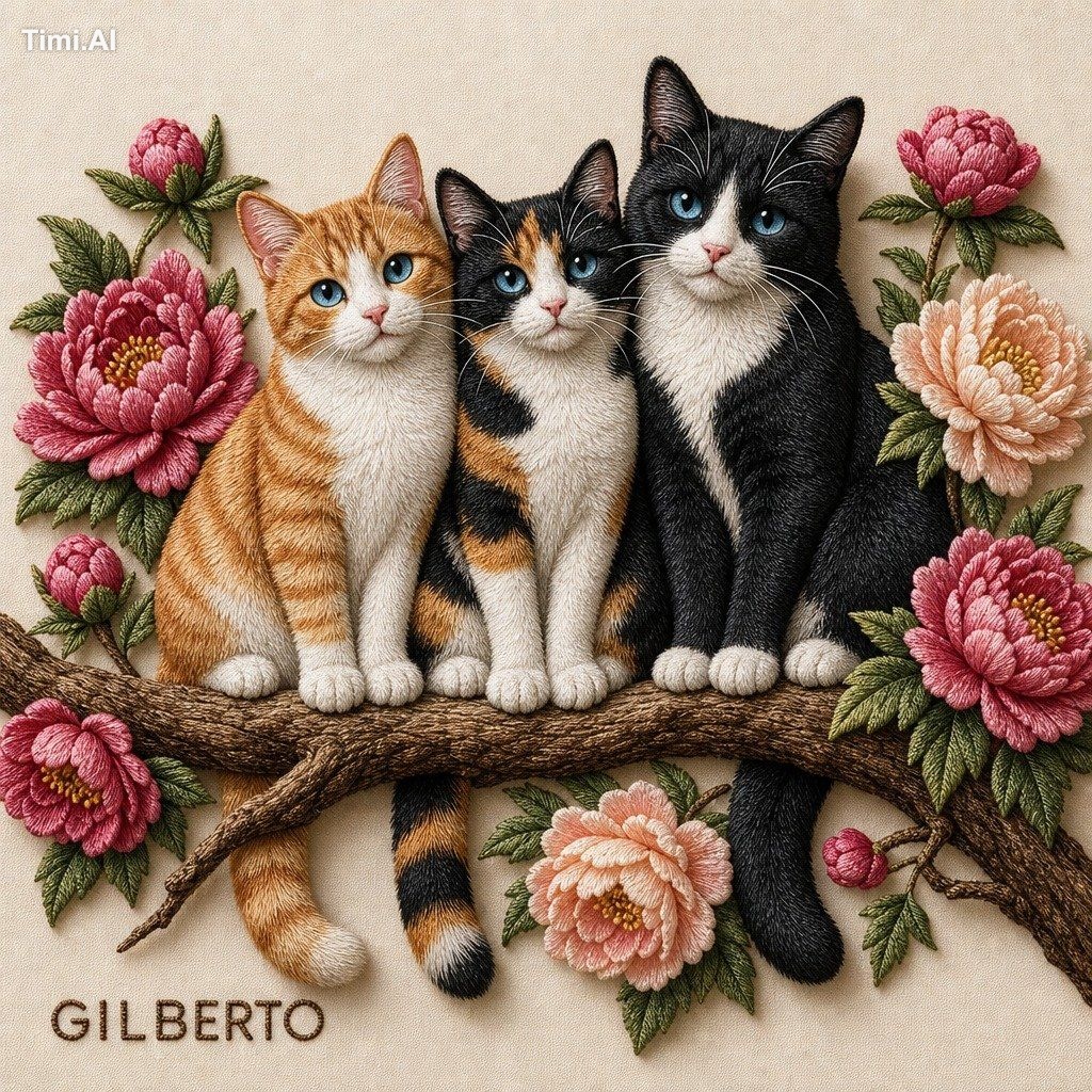 Create a breathtaking 3D high-relief [TEXTILE_MEDIUM] artwork featuring… 2