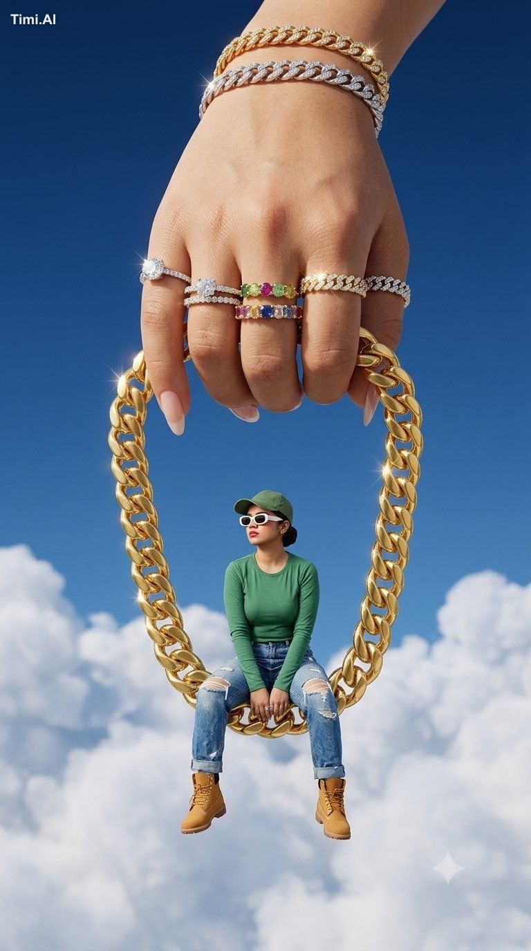 Sitting pretty high above the world. **Gemini Prompt** Style: A surreal…