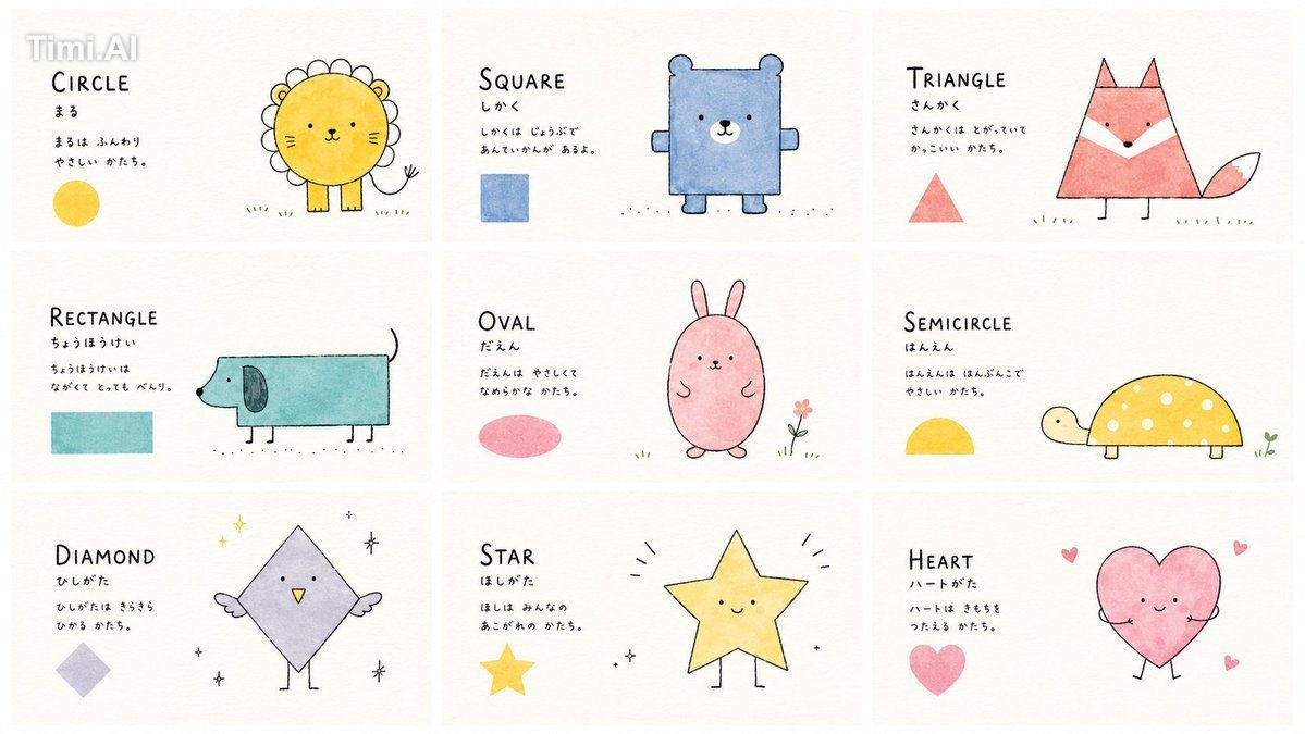 159: Design Style: Name: "Playful Creature" Concept: > 北欧絵本、 幼児向け知育教材、 … 2