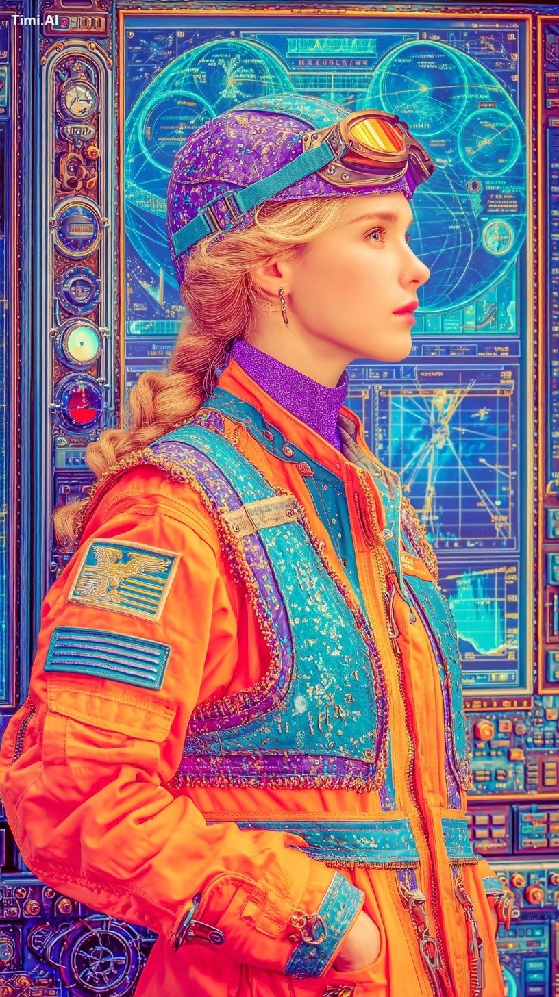 trans-Neptunian Space Dock Worker & Mechanic, Haute Couture fashion sho…