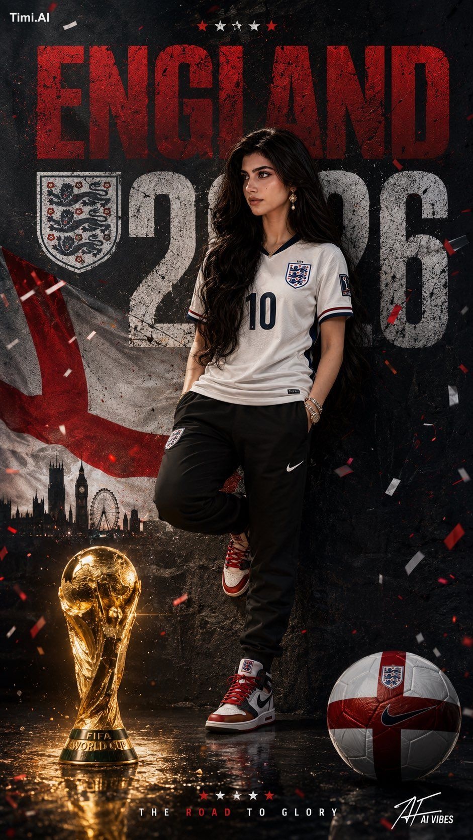 Create an ultra-realistic cinematic **(الدوله) FIFA World Cup 2026 foot…