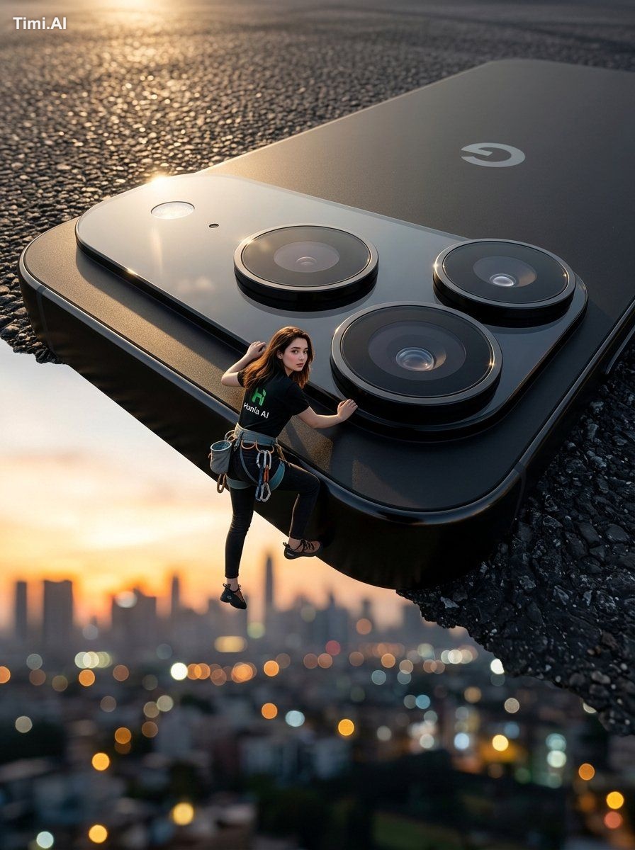 Image on Gemini Nano Banana A surreal, dynamic wide-angle photography c…