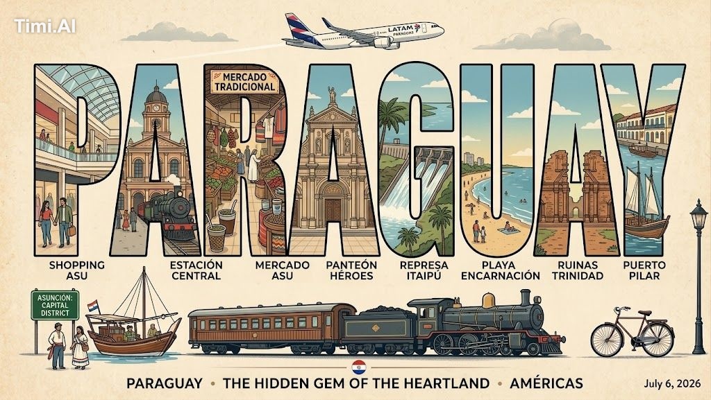Create a vintage travel postcard illustration in a retro typographic st… 3