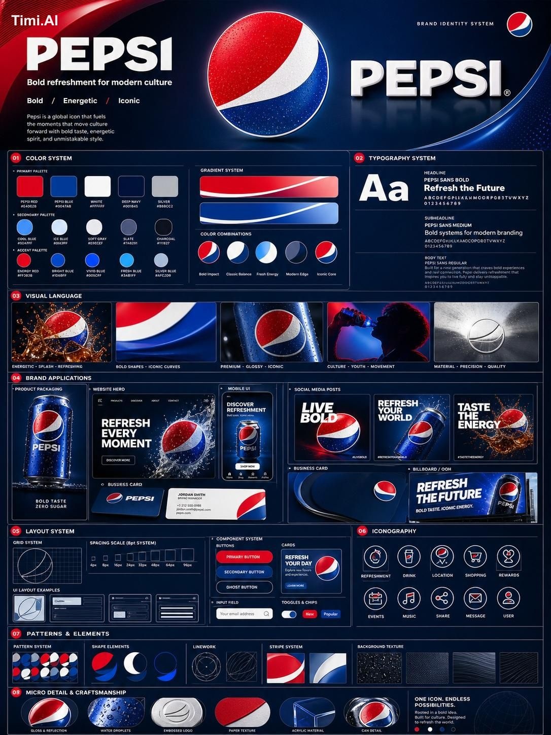 Using the uploaded logo, generate a highly detailed, premium brand iden…