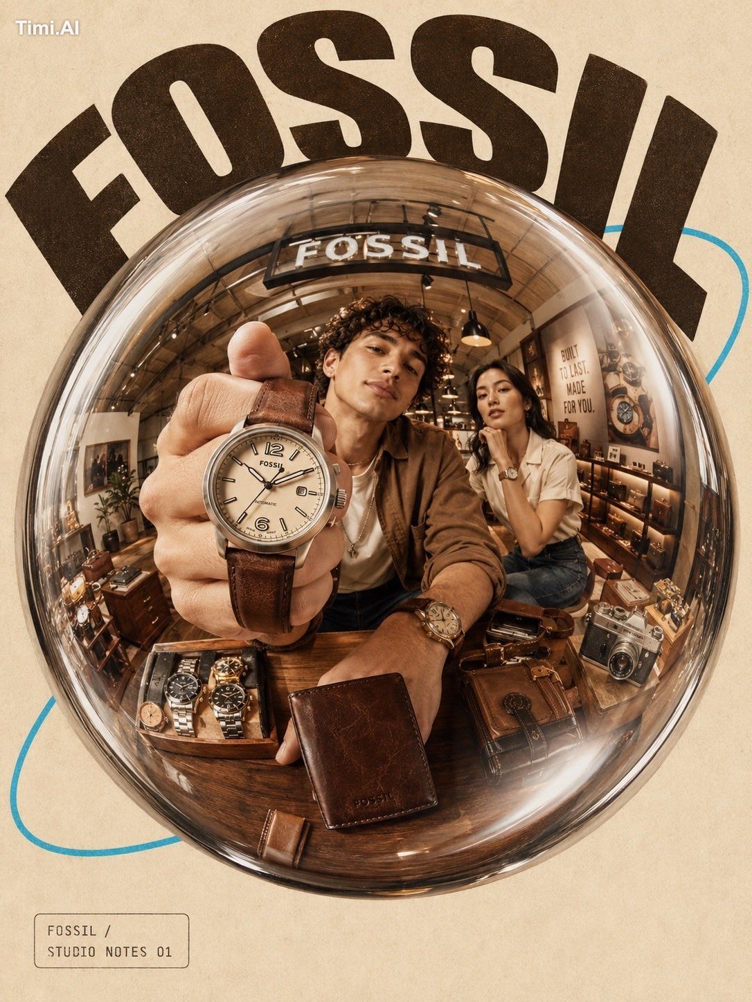 Ultra-stylized futuristic brand campaign poster inside a premium flagsh… 2