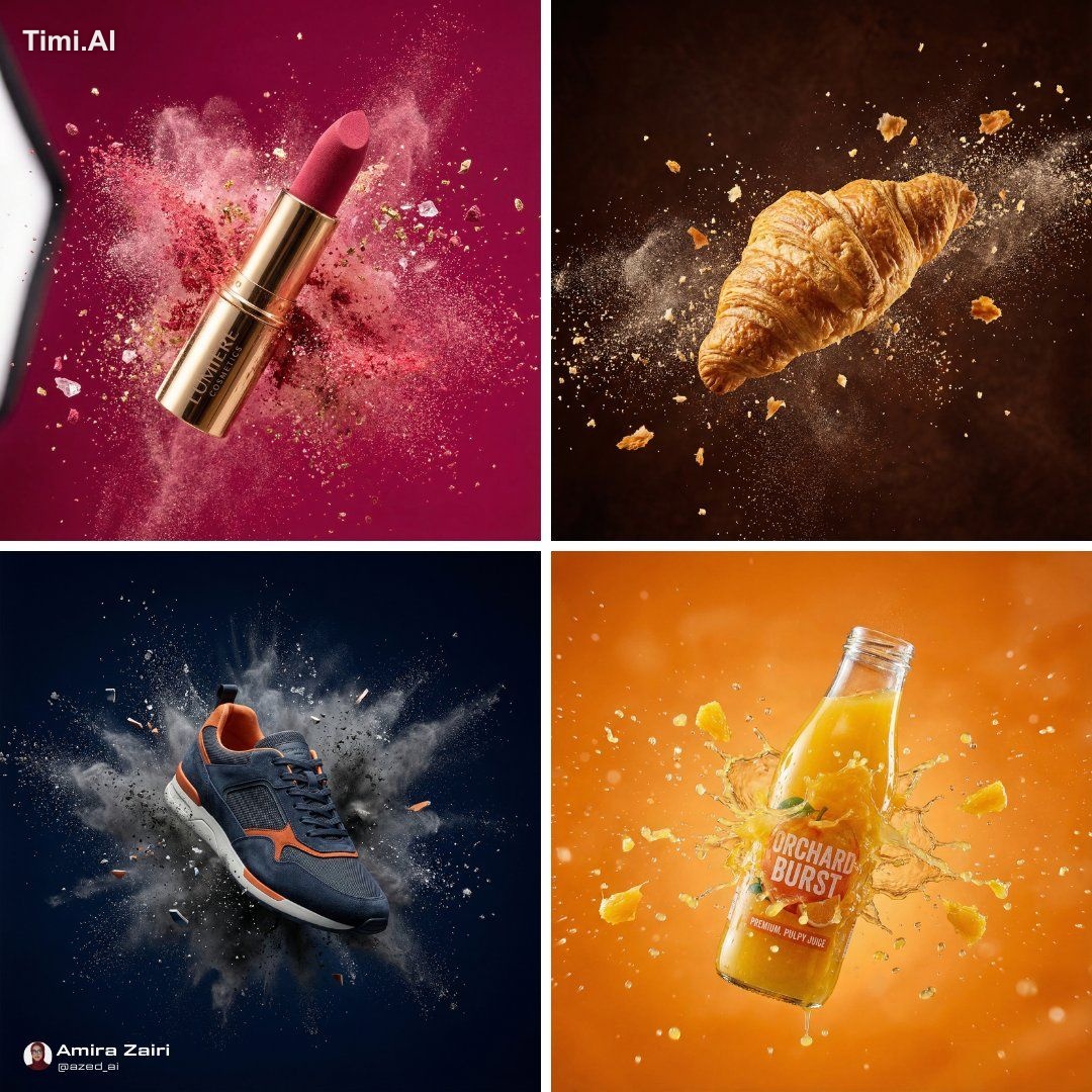 Create a high-end, hyperrealistic product shot of [subject], captured m…