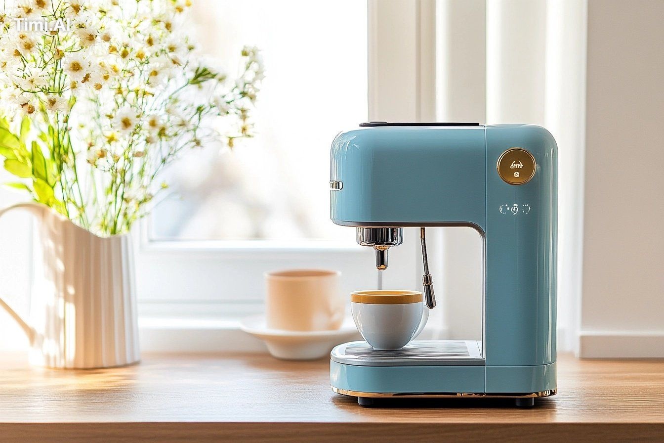 Product photography beauty picture , Simple ultimate style coffee maker… 2