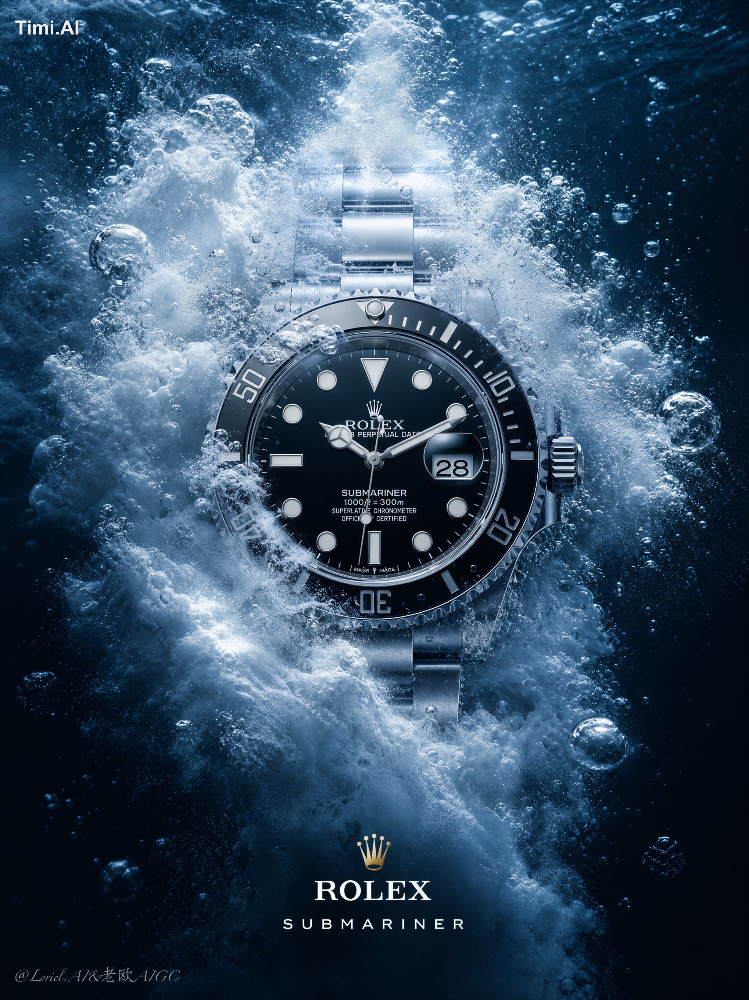 perfectly clean isolated watch, fully unobstructed dial, random soda fi… 1