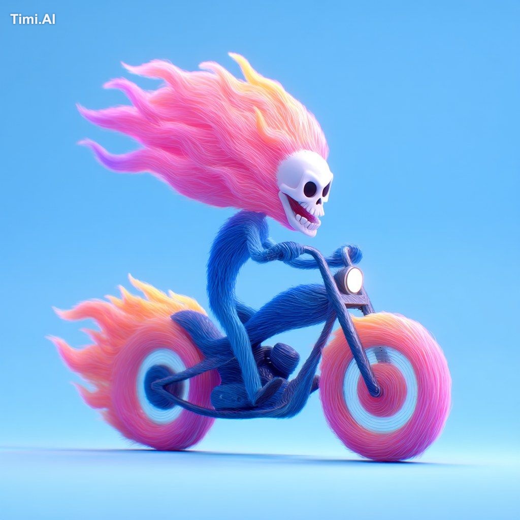 ghost rider --exp 10 --sref 2036989158 --profile h3dkhkz --sv 4 --styli…