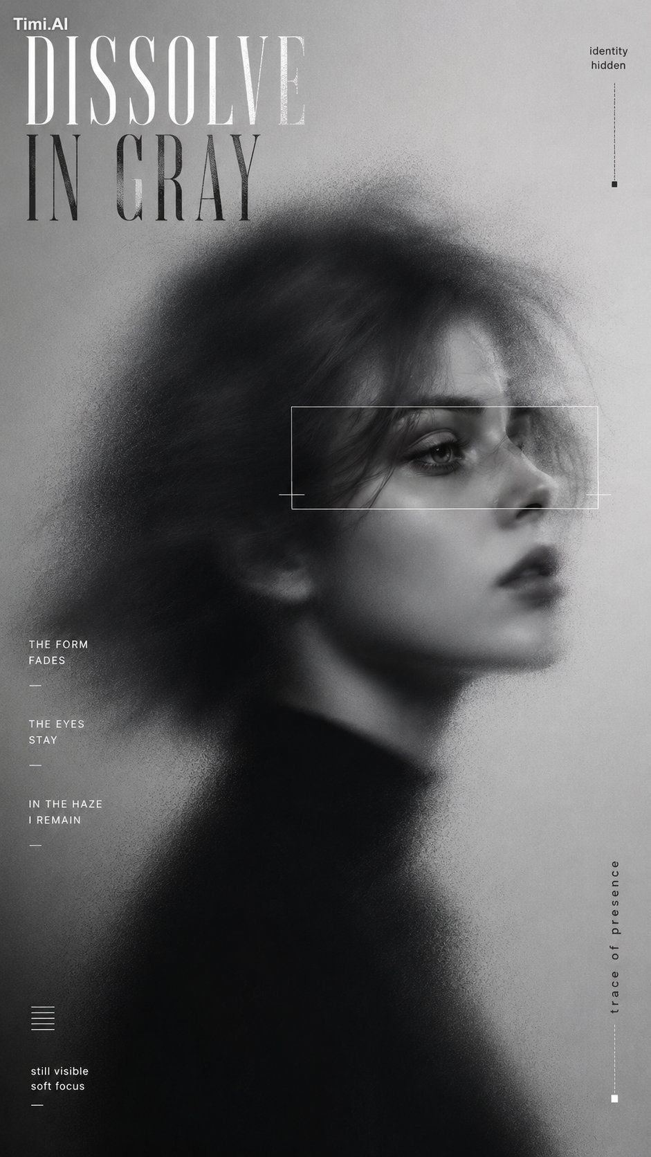 Create a 9:16 high-end blurred reveal portrait poster with a cinematic … 3