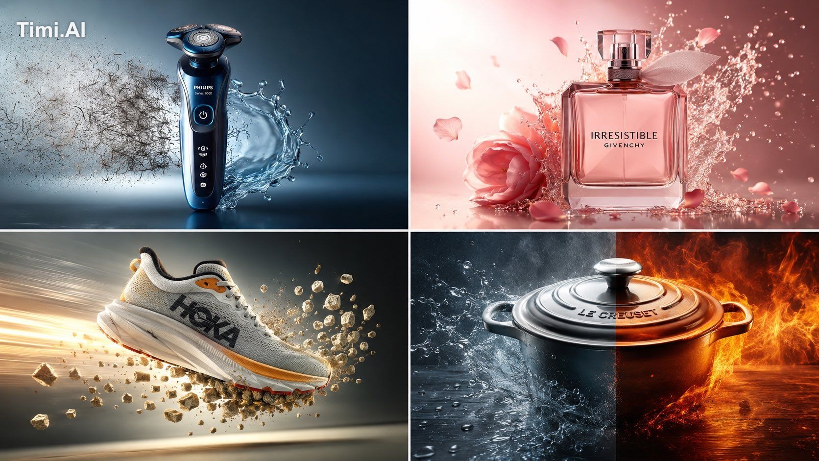 Upload a clear product image first. Create a premium 16:9 commercial pr…
