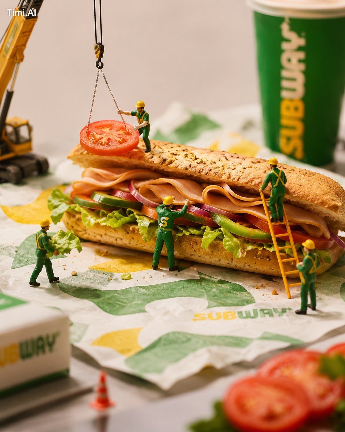 Create one premium hyper-realistic miniature ad for [BRAND NAME]. First… 2