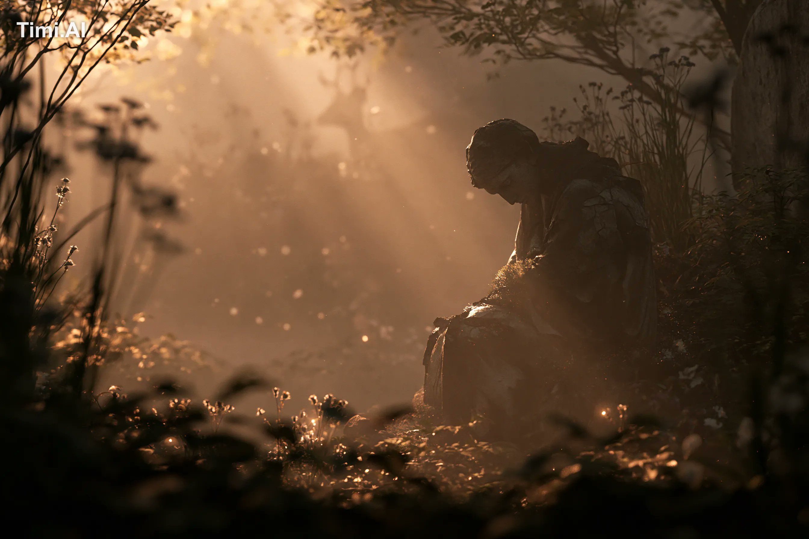 A cinematic rendering of the [subject] shrouded in volumetric light ray… 3