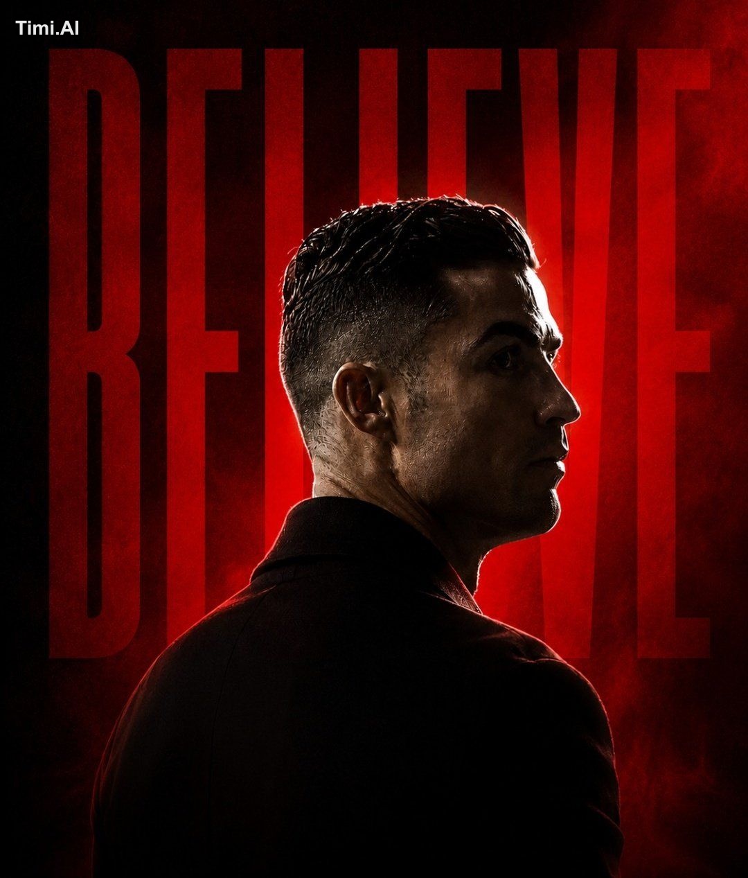 Create a premium cinematic sports poster in a 4:5 vertical format featu… 1