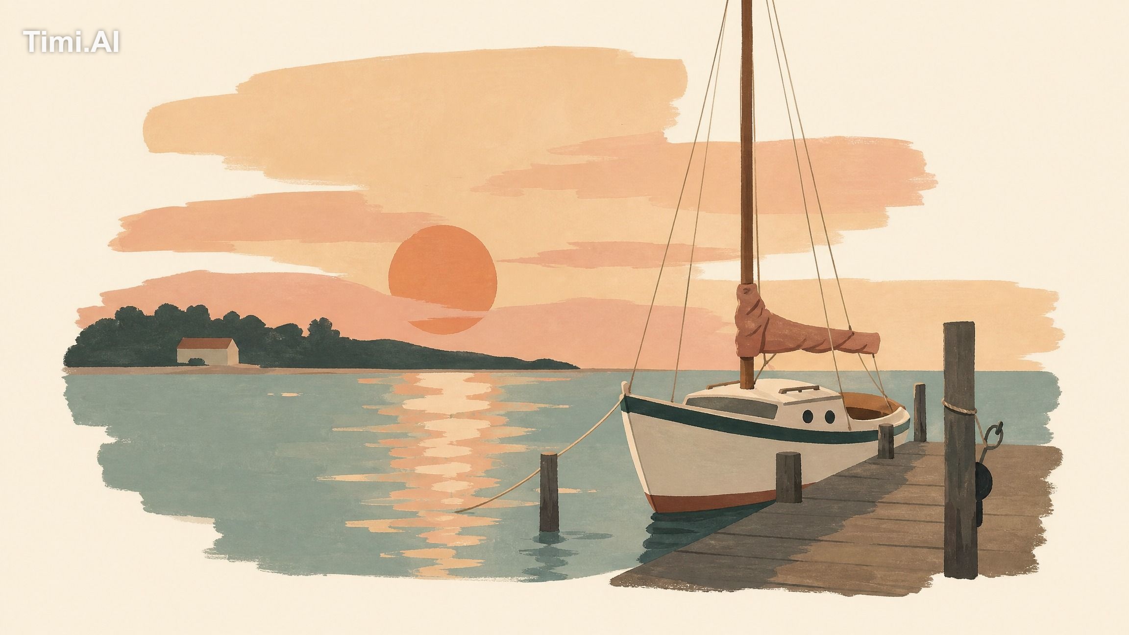 The imperfect beauty of gouache. PROMPT ↓ “Minimalist gouache illustrat… 2