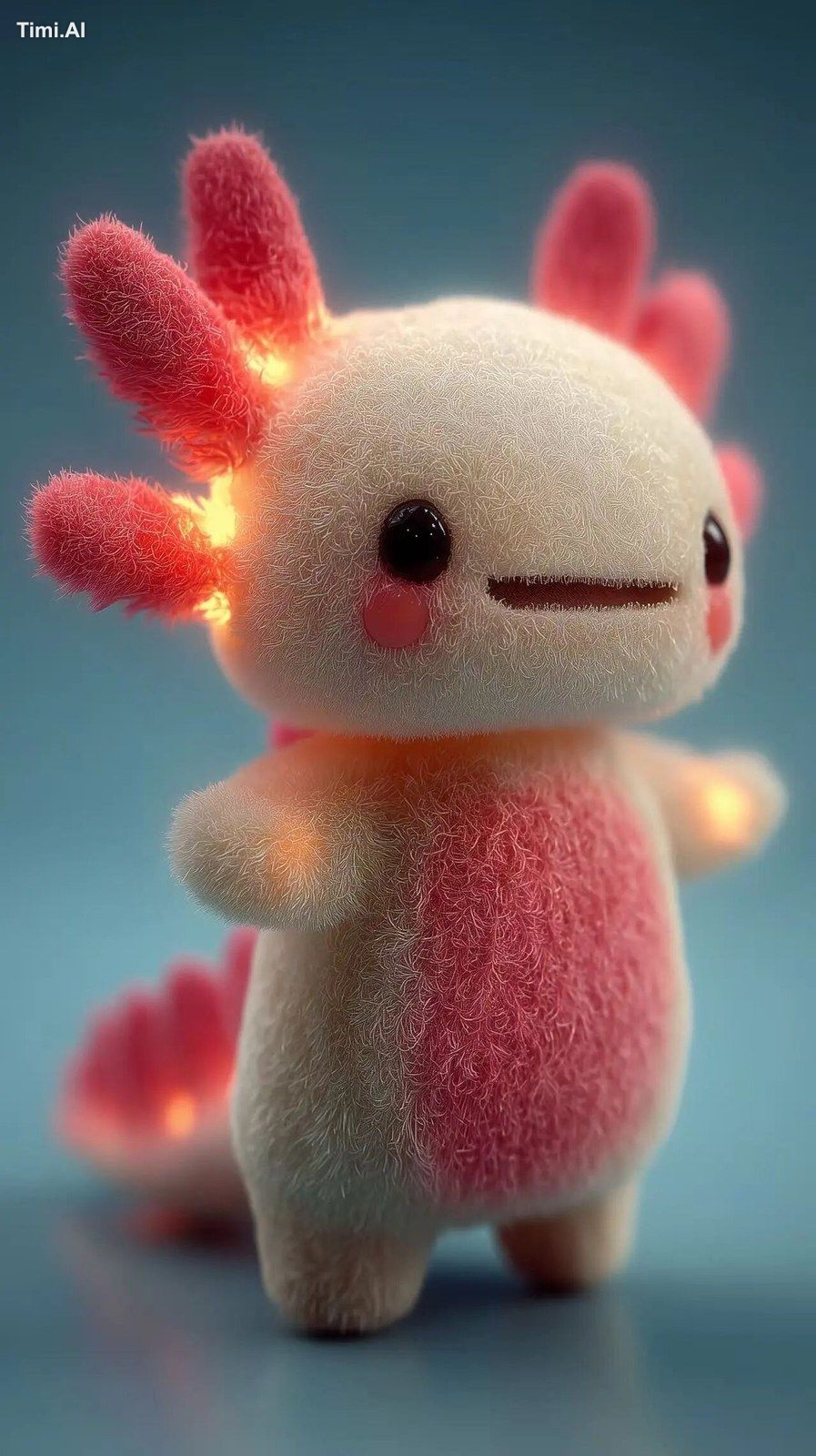 axolotl, cute, 3D animation --chaos 35 --ar 9:16 --raw --stylize 800 --…