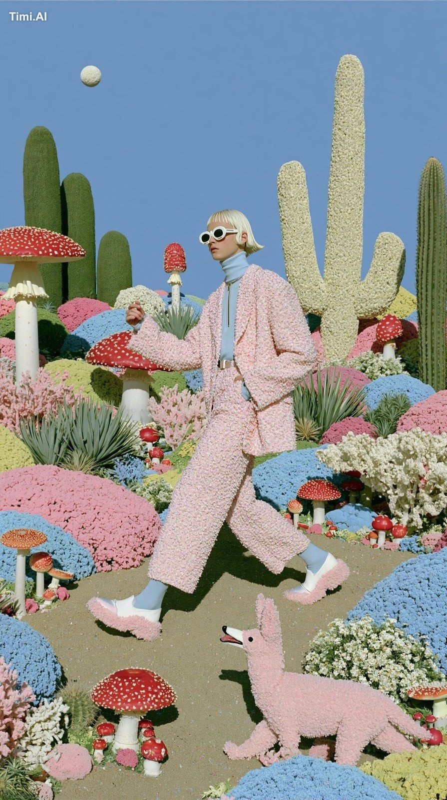 dancing in a pastel dream, strange garden, soft apocalypse. --chaos 10 …