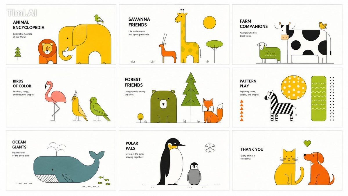 159: Design Style: Name: "Playful Creature" Concept: > 北欧絵本、 幼児向け知育教材、 … 1