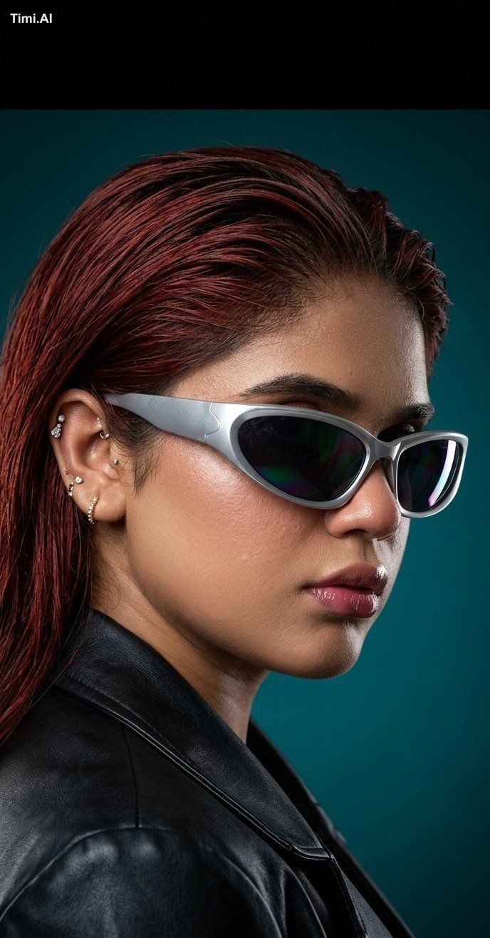 Bold frames matching a sharp, fearless look. 😎 **Gemini Prompt** ultra…